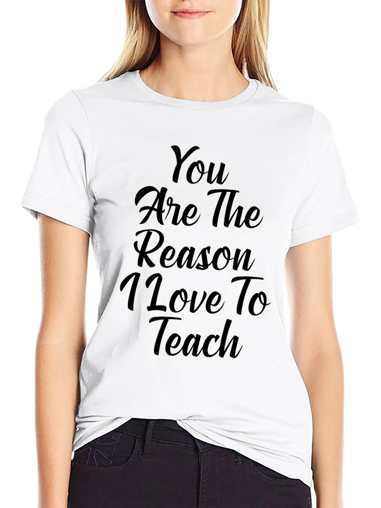 Black Teacher Appreciation Black T-Shirt view 9