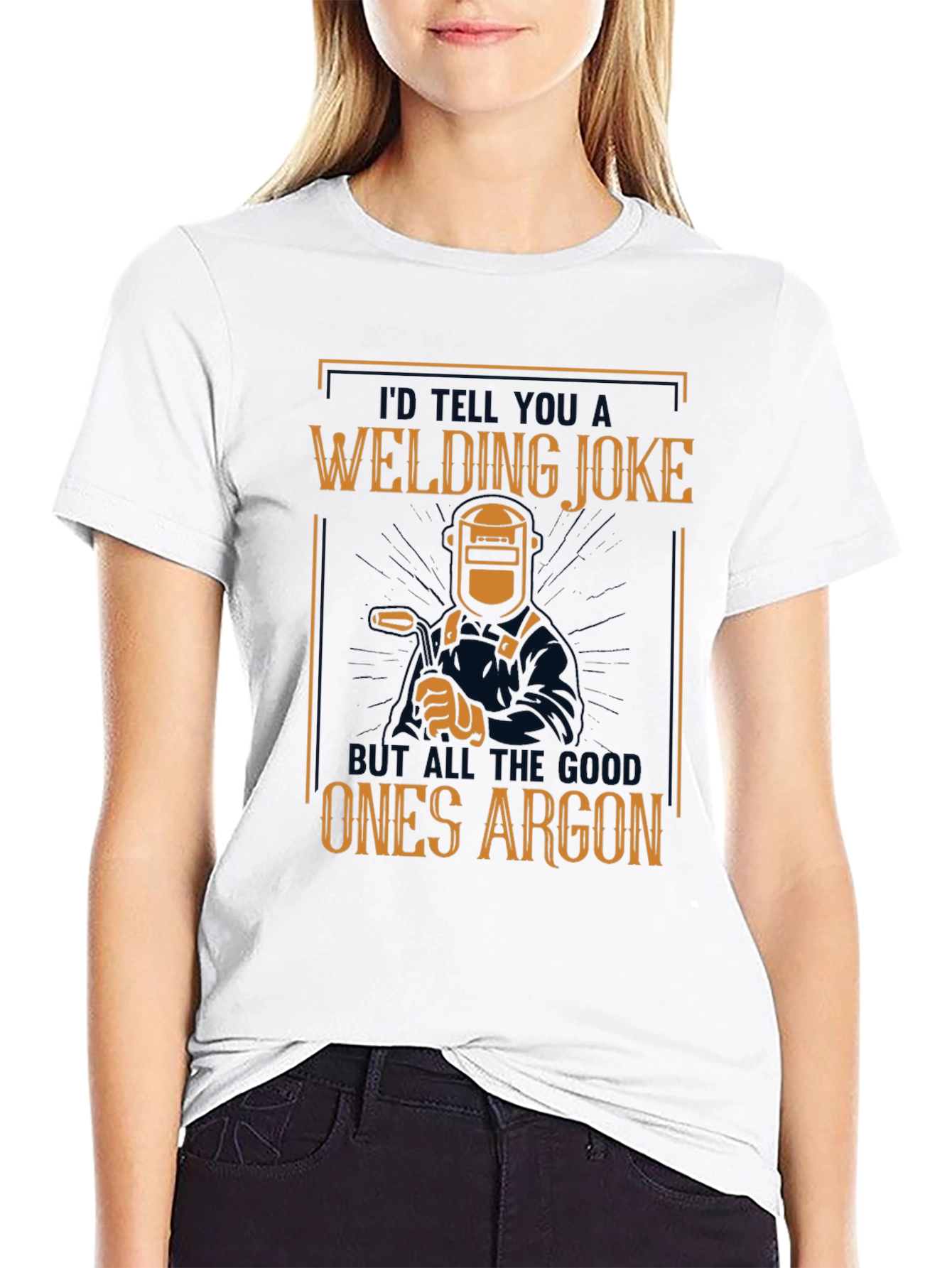 Black Welding Joke T-Shirt - Funny Welder Gift view 9