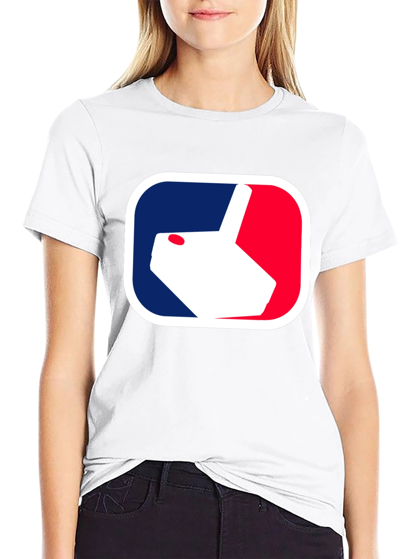 Black MLB Dog Logo Black Cotton T-Shirt view 9