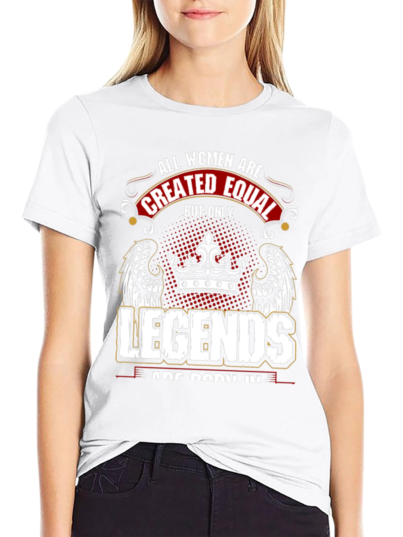 Black All Women Created Equal Legends Graphic Tee view 9