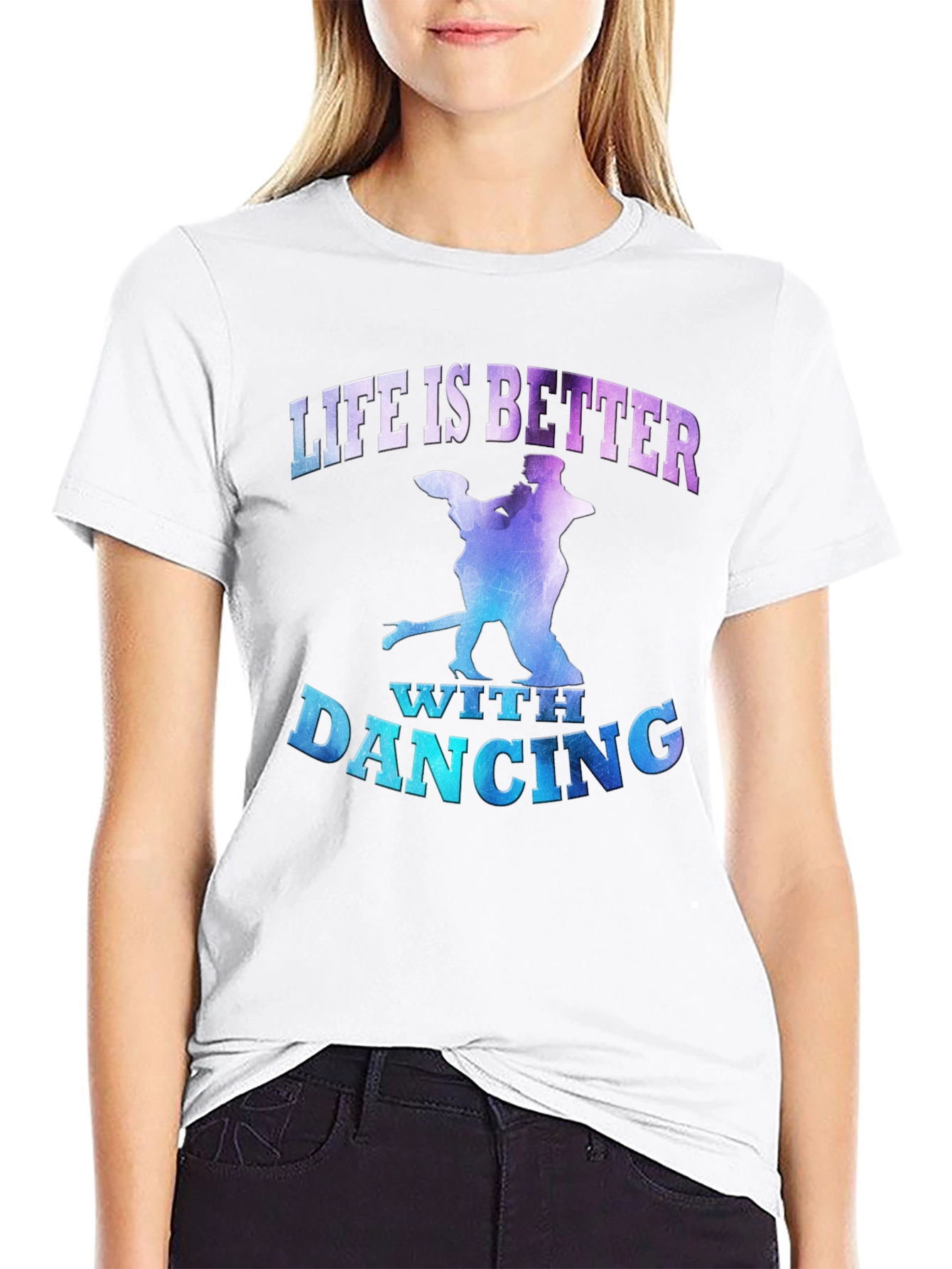 Black Life is Better with Dancing Graphic Tee view 9