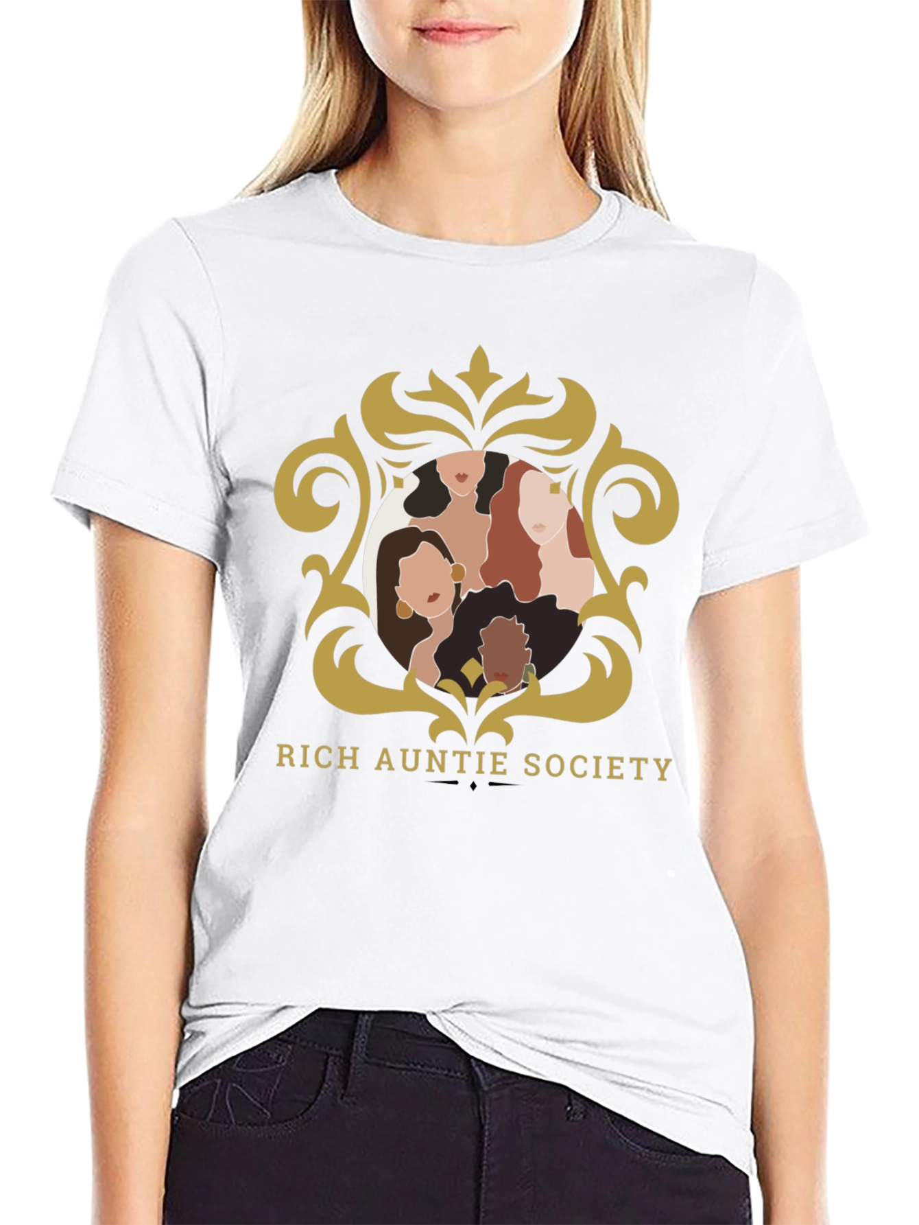 Rich Auntie Society Graphic Tee - 9