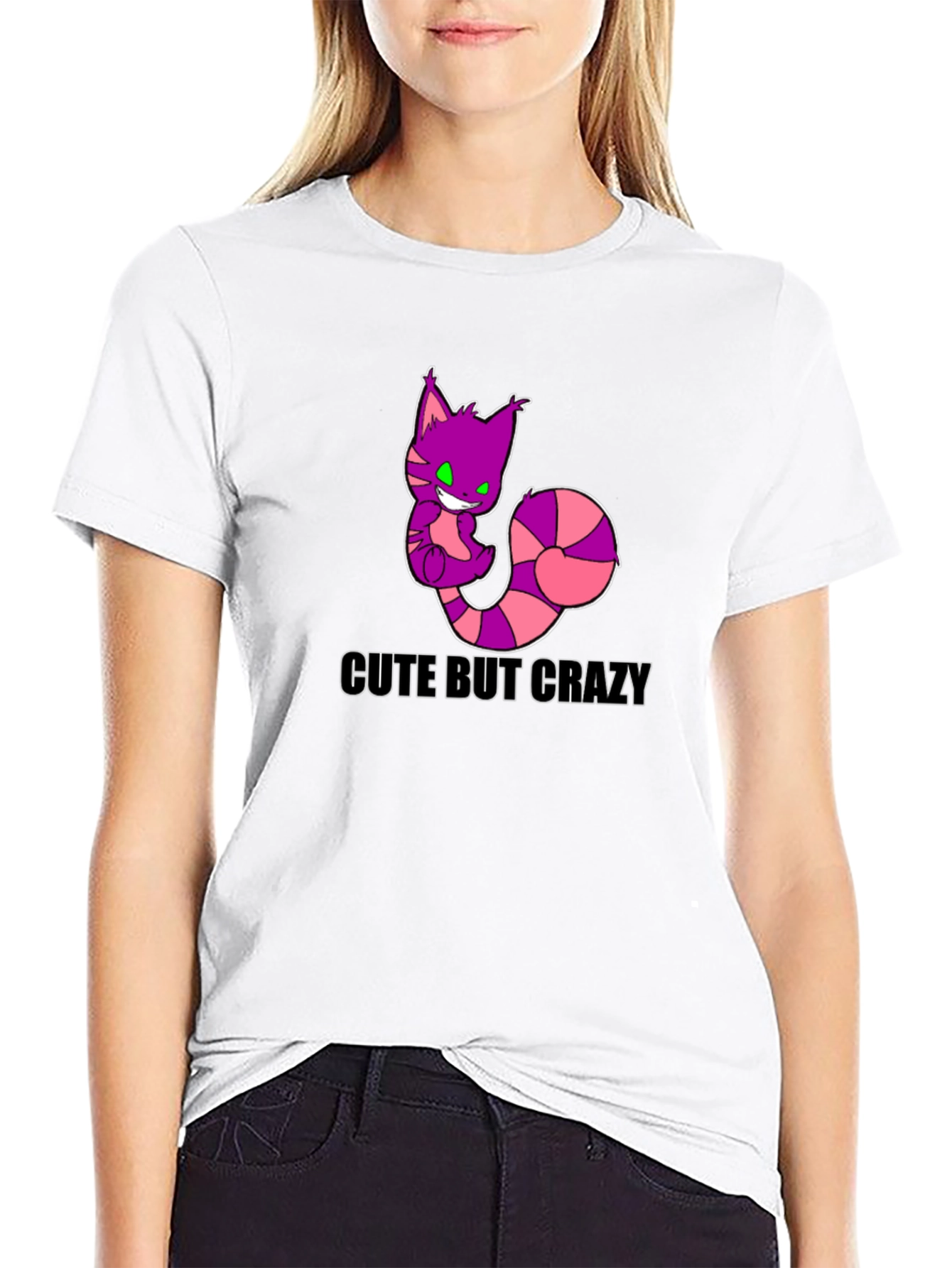 Cute But Crazy Cheshire Cat T-Shirt - 9