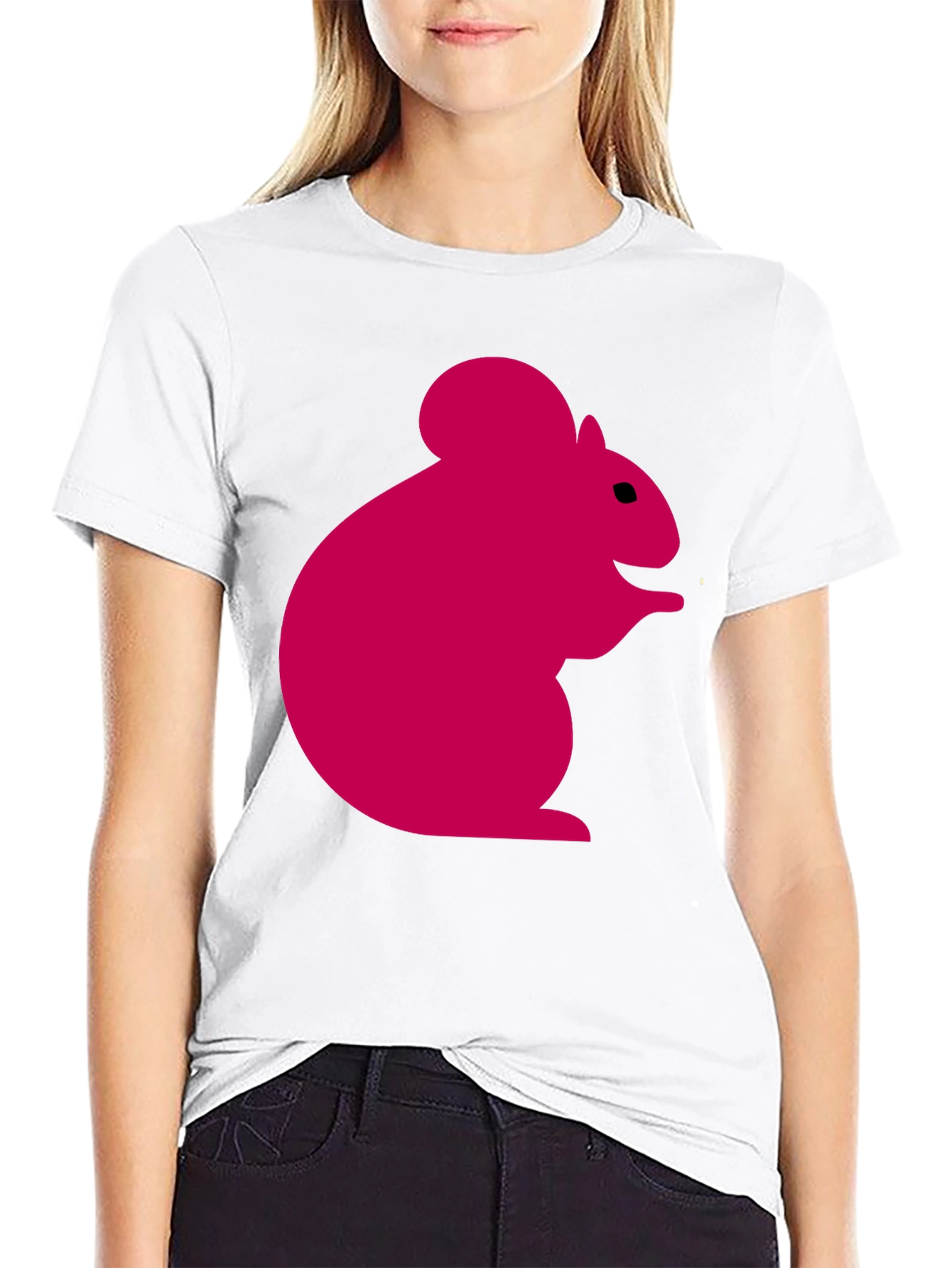 Pink Squirrel Graphic Tee - Men's Black T-Shirt - 9