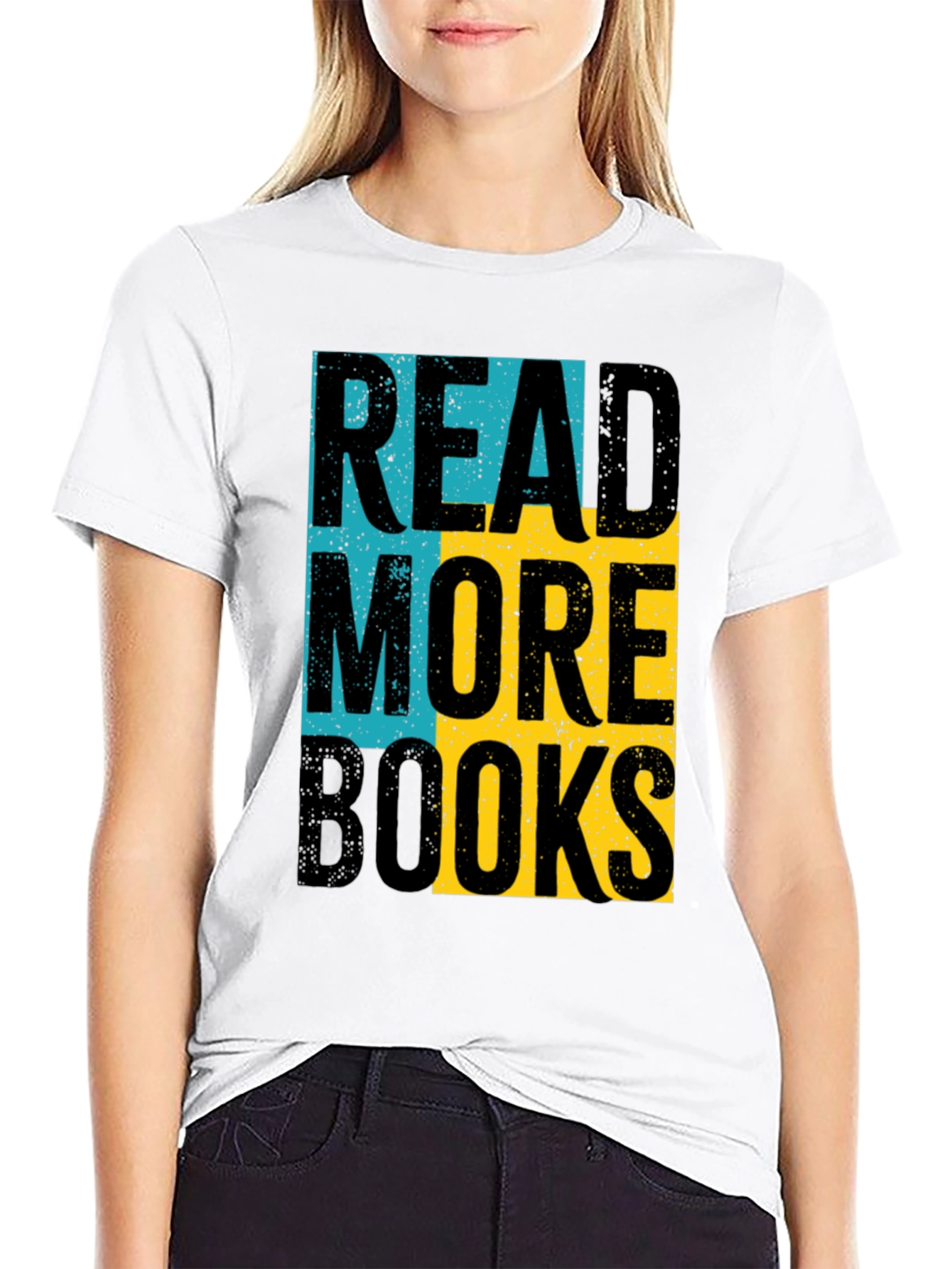 Black Read More Books Graphic Tee - Unisex view 9