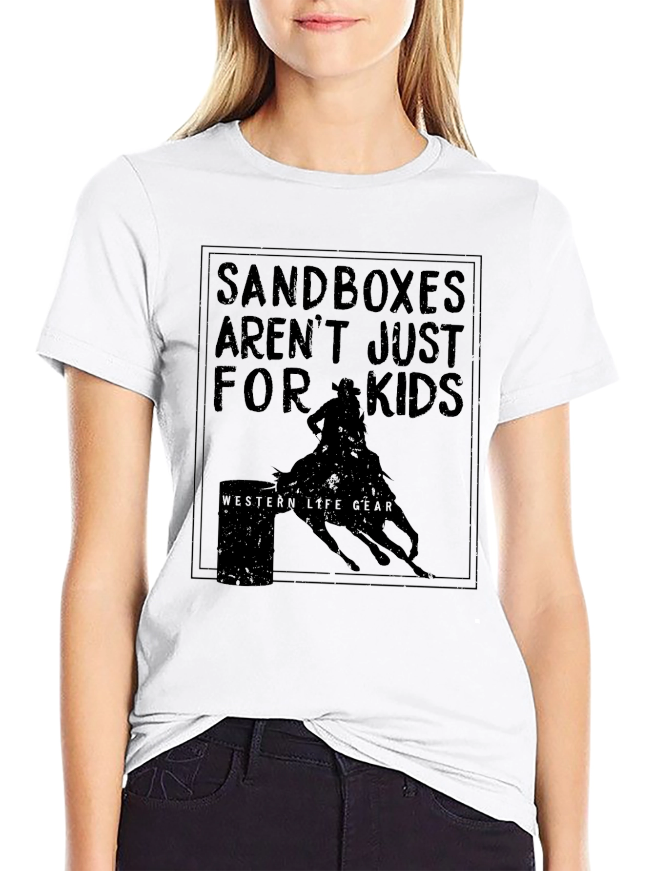 Black Sandboxes Aren't Just For Kids Tee view 9