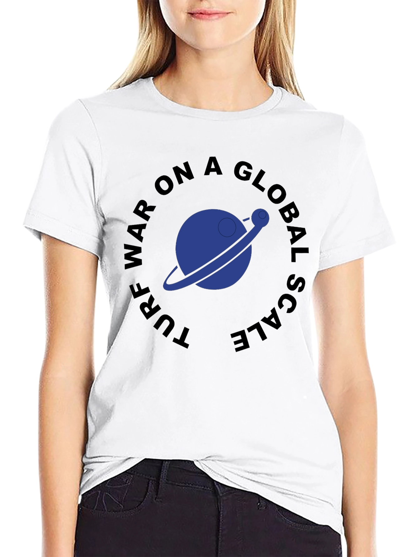 Black Turf War Global Scale Graphic T-Shirt view 9