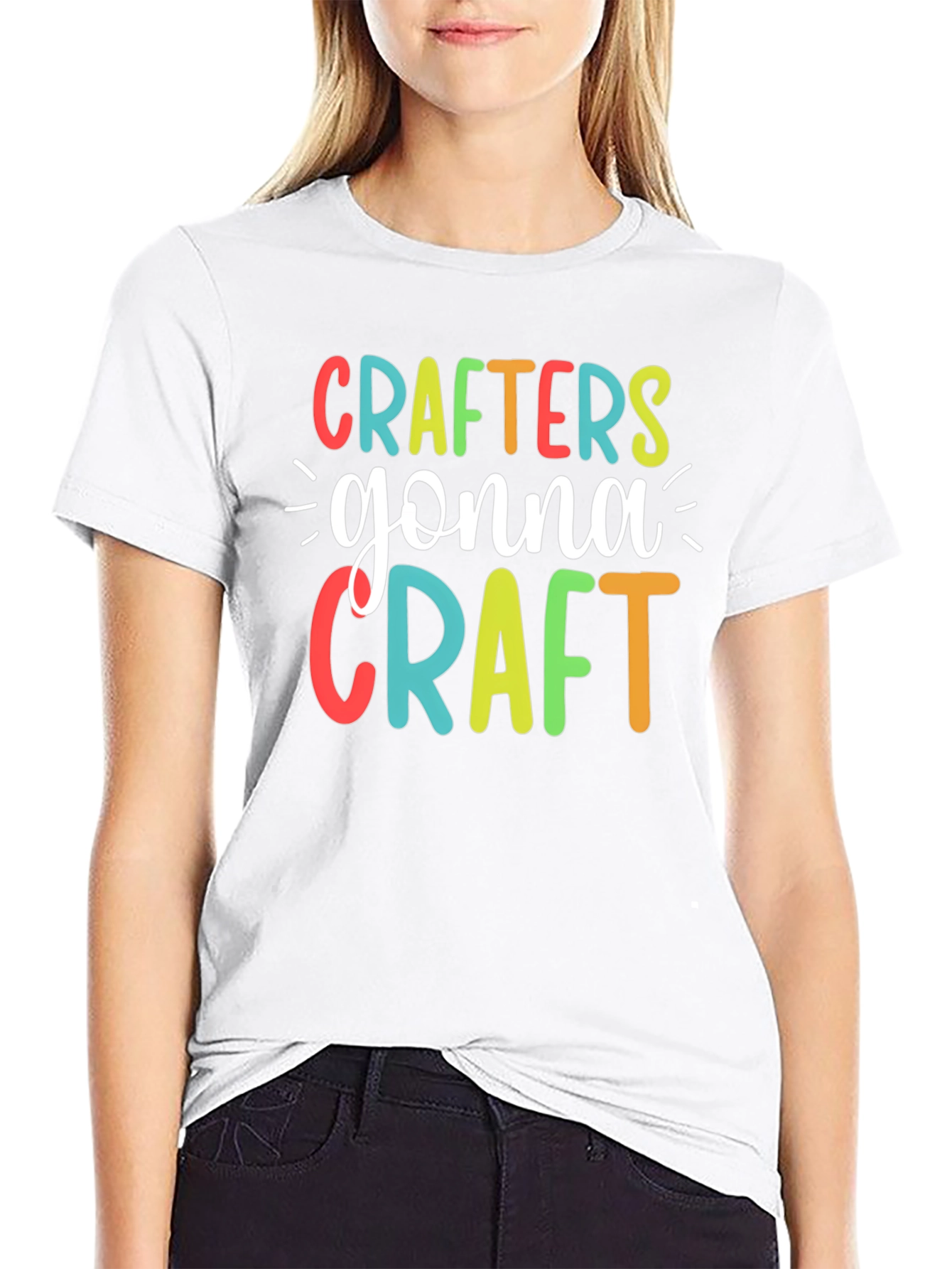 Black Crafters Gonna Craft T-Shirt, Black Tee view 9