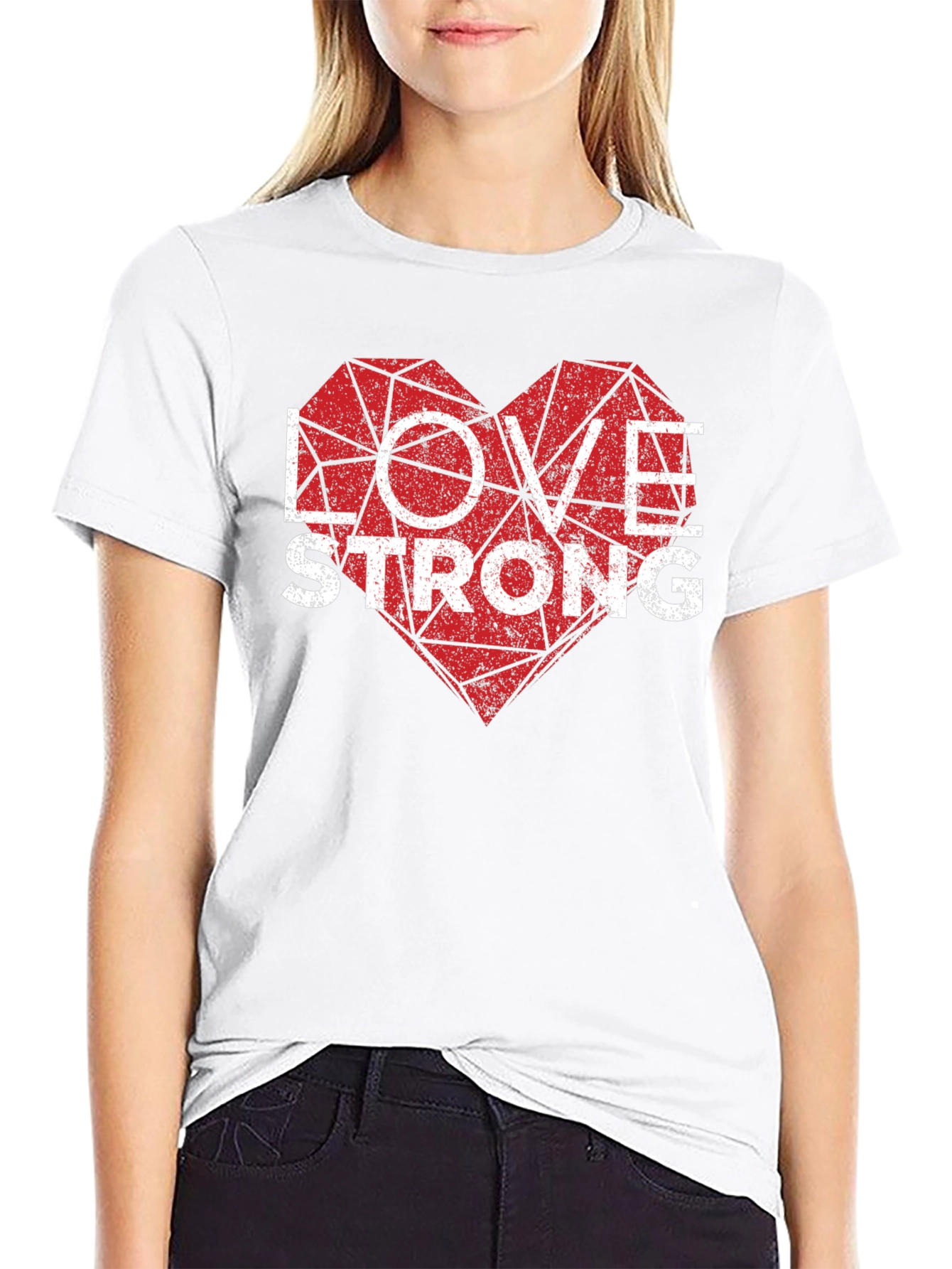 Love Strong Graphic Tee - Men's Black T-Shirt - 9