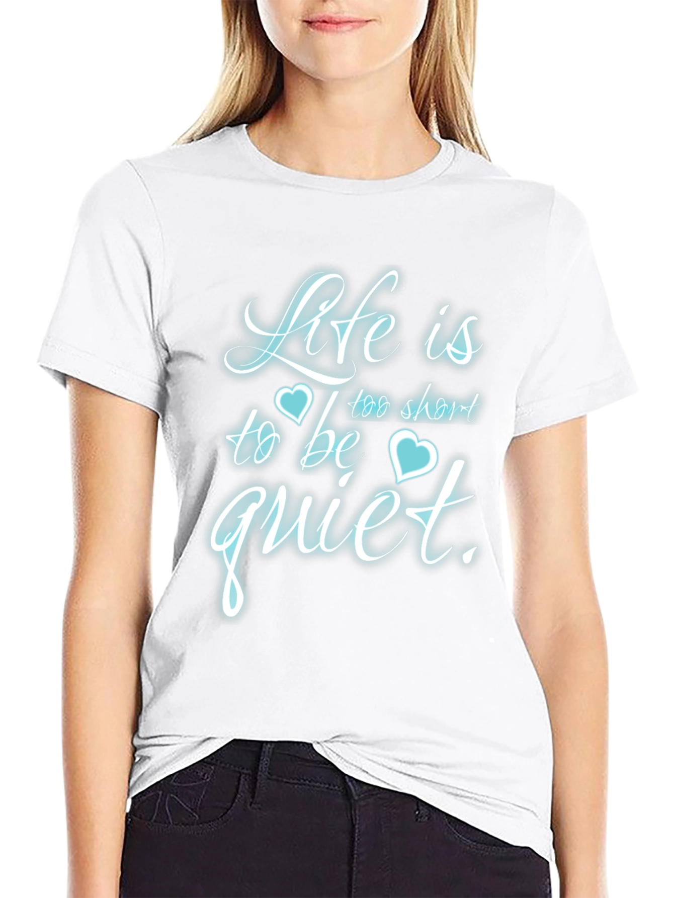 Black Life is Too Short to Be Quiet T-Shirt view 9