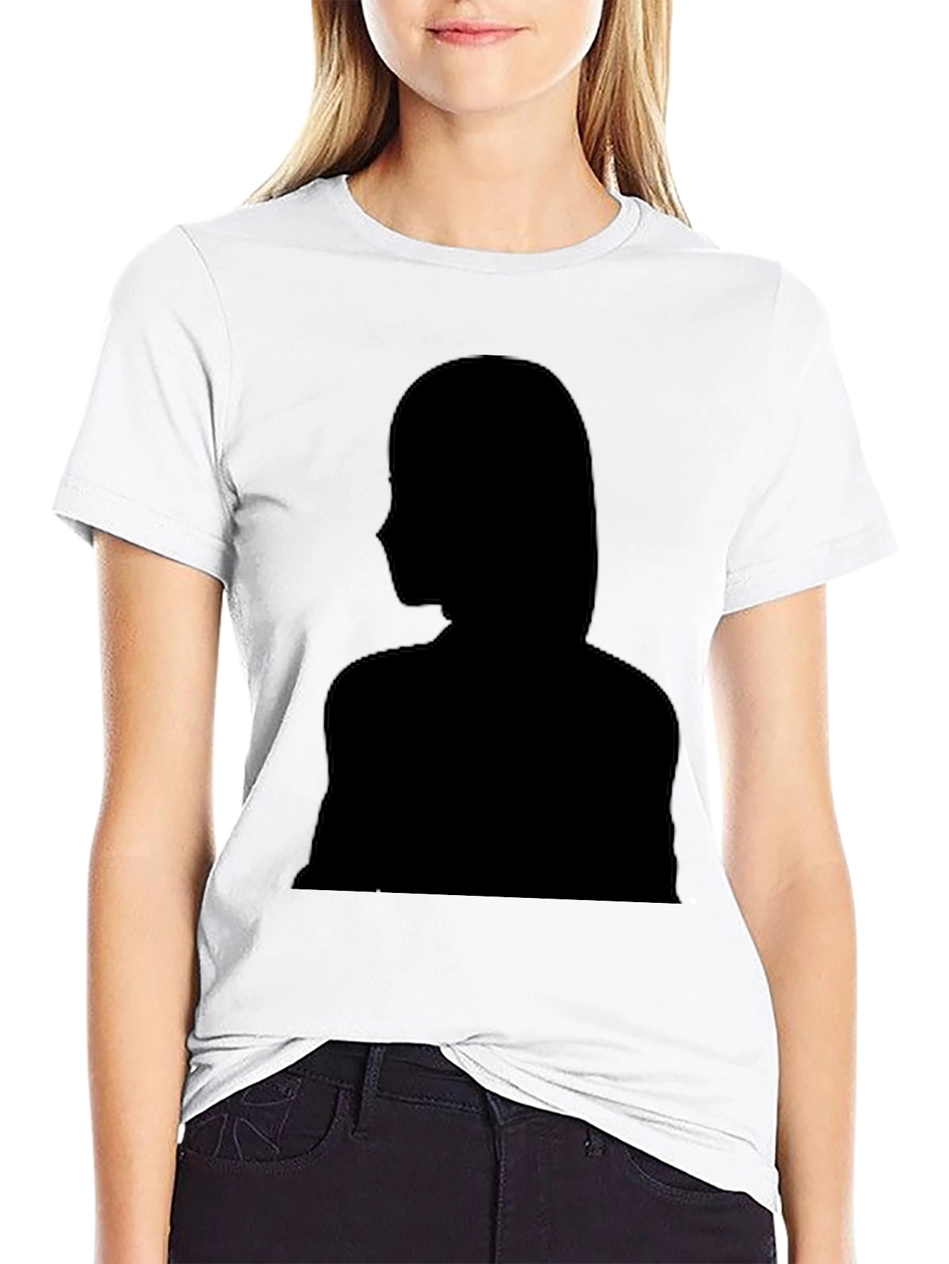 Black Silhouette Graphic T-Shirt - Stylish Black Tee view 9