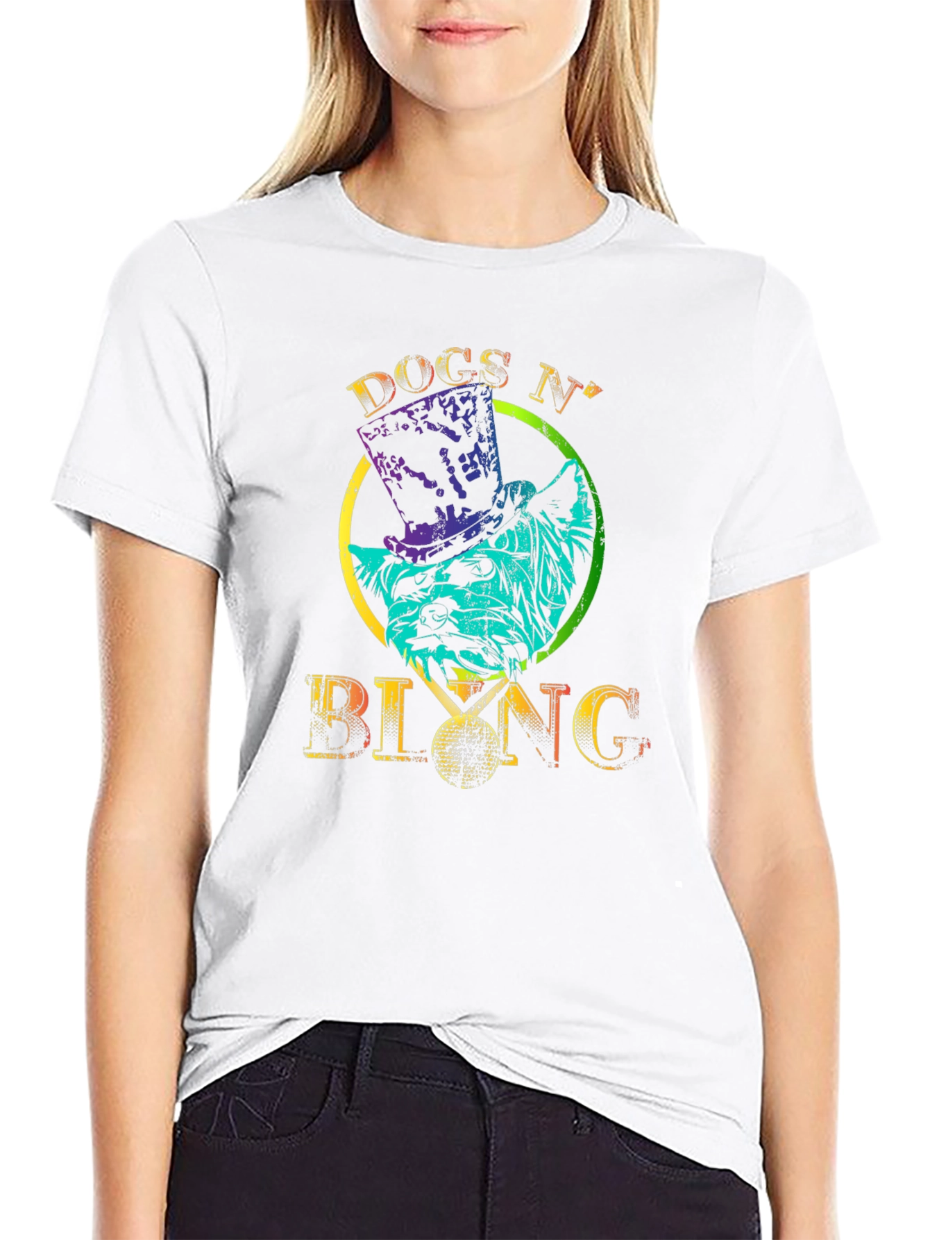 Dogs N' Bling Graphic T-Shirt - 9