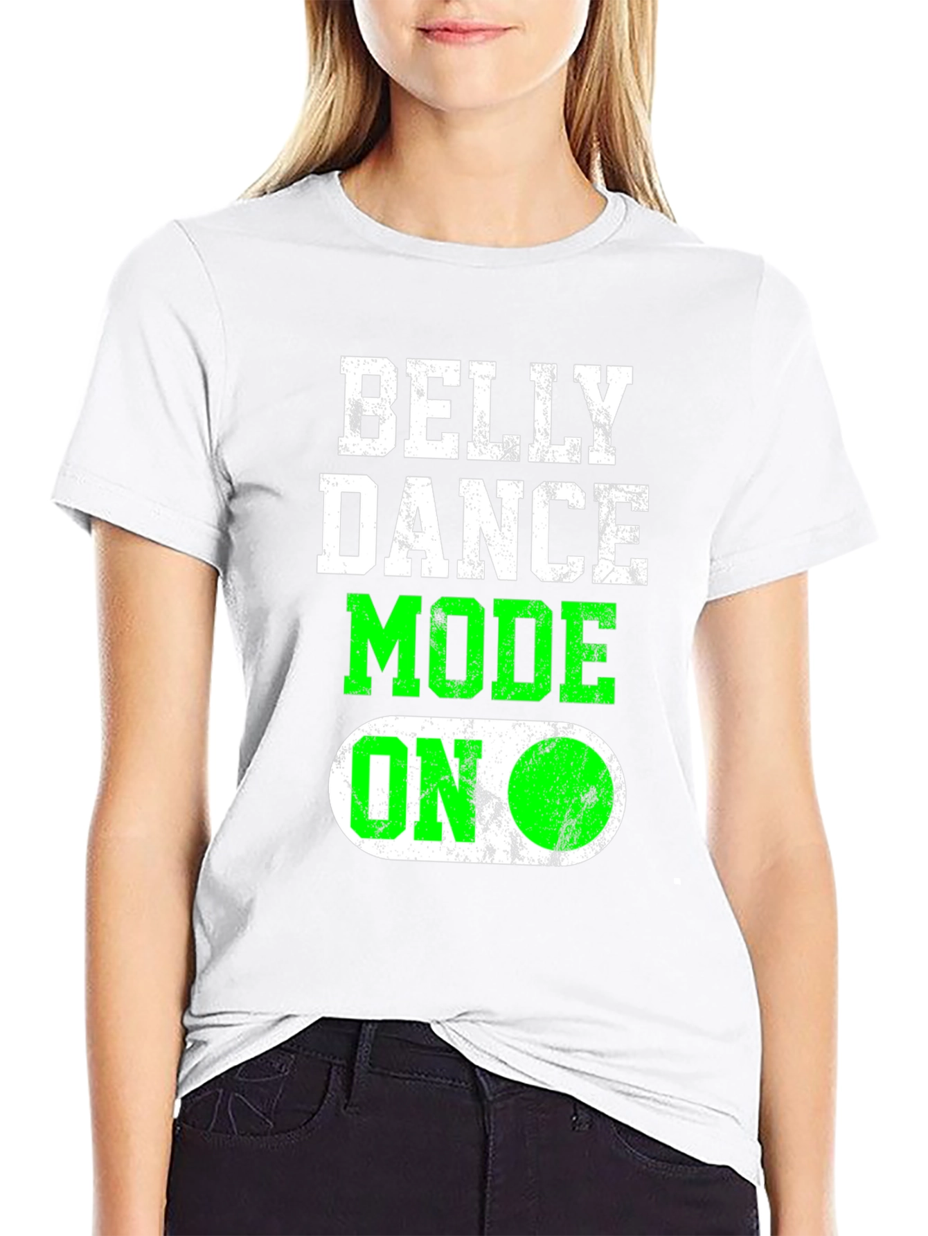 Black Belly Dance Mode On T-Shirt Funny Gift view 9