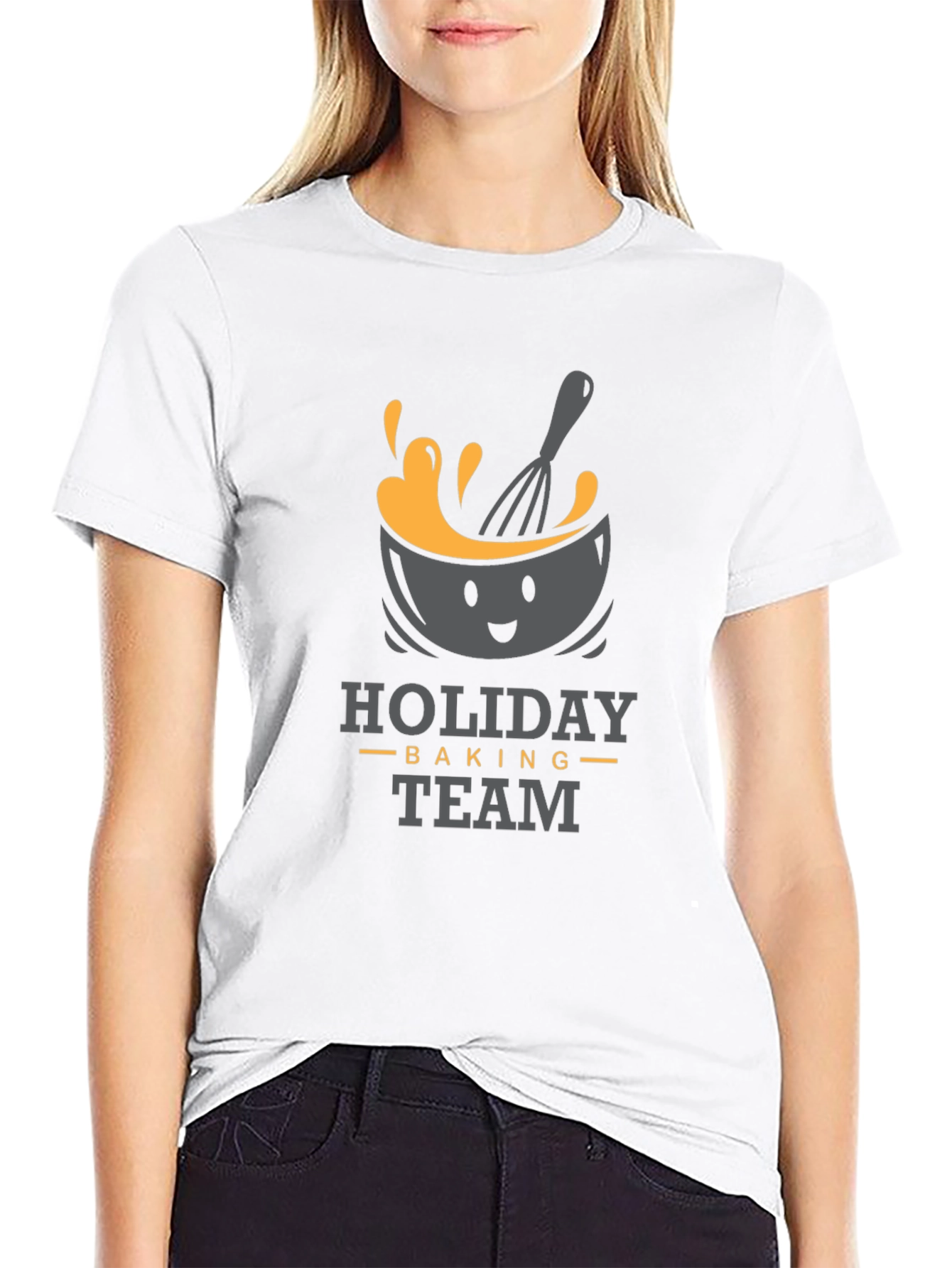 Black Holiday Baking Team T-Shirt view 9