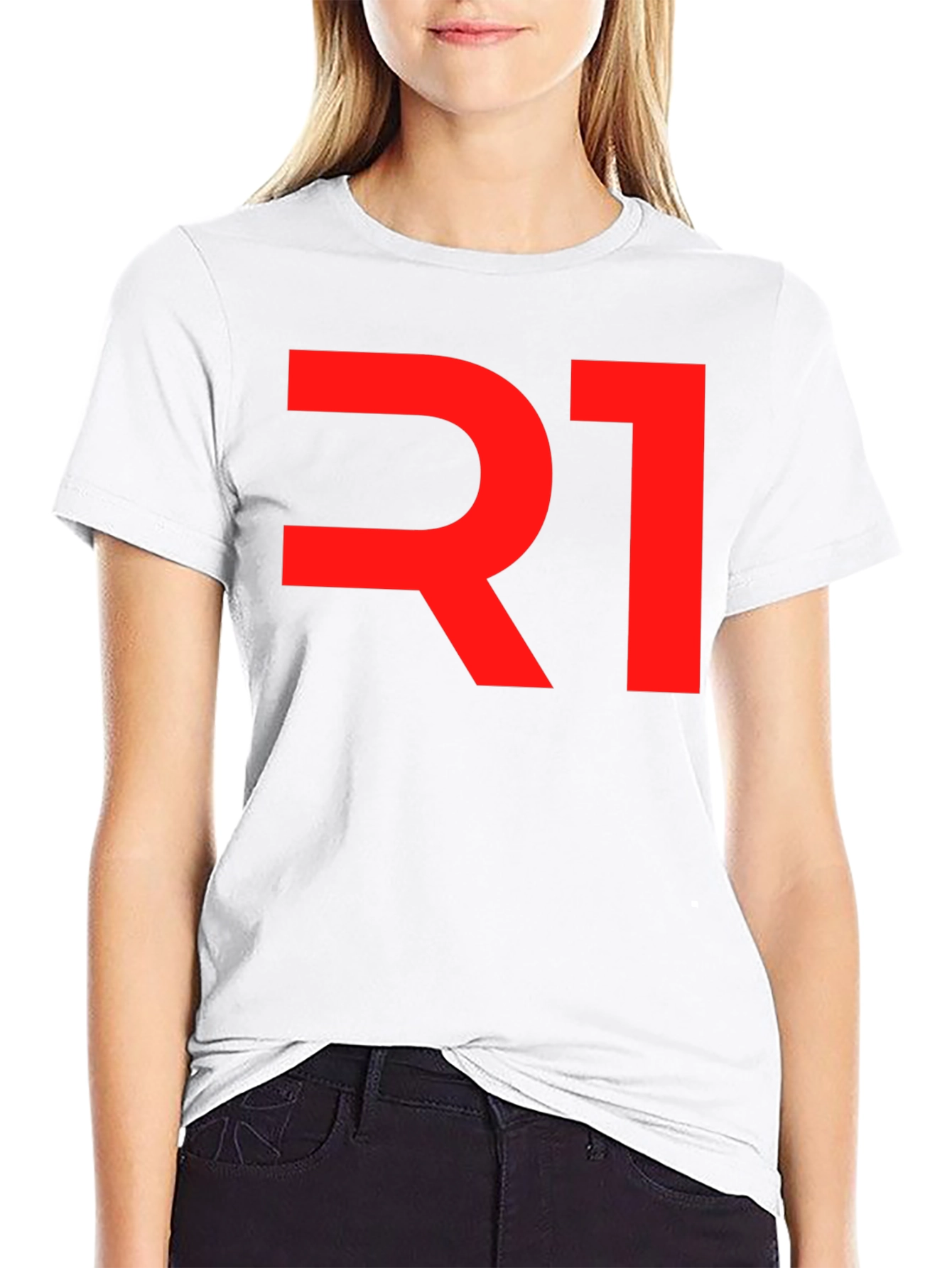 Black Bold R1 Graphic Tee - Statement Style view 9