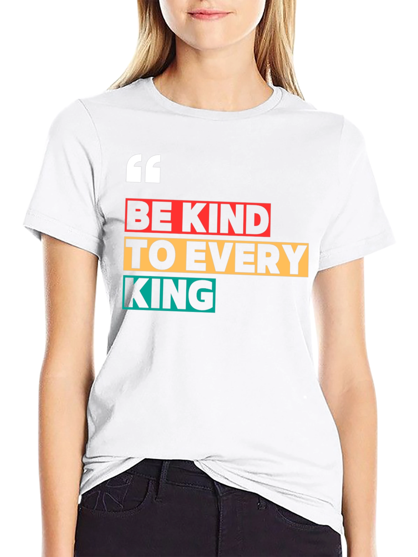 Black Be Kind To Every King Black Graphic Tee view 9