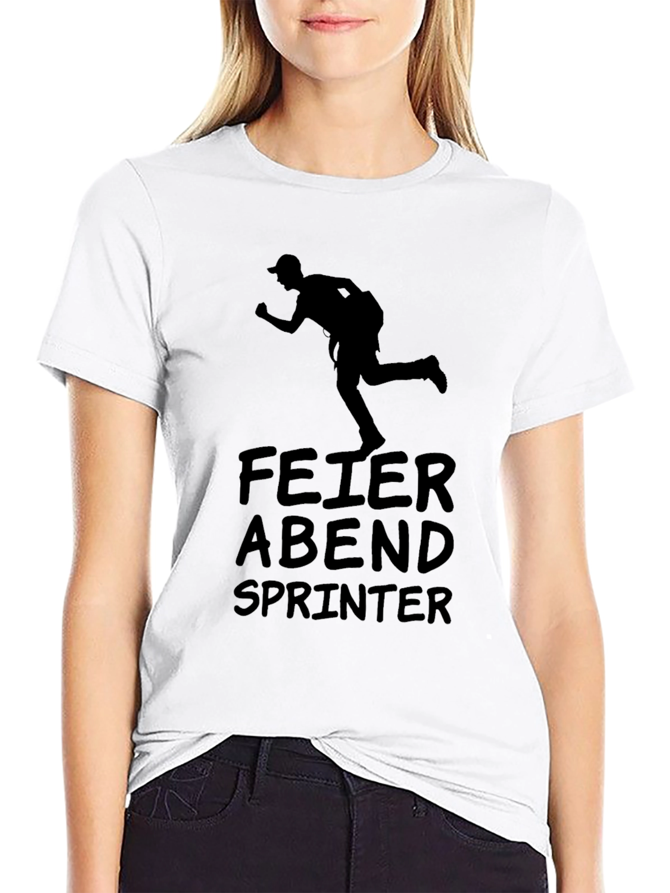 Black Feierabend Sprinter Black Graphic Tee view 9