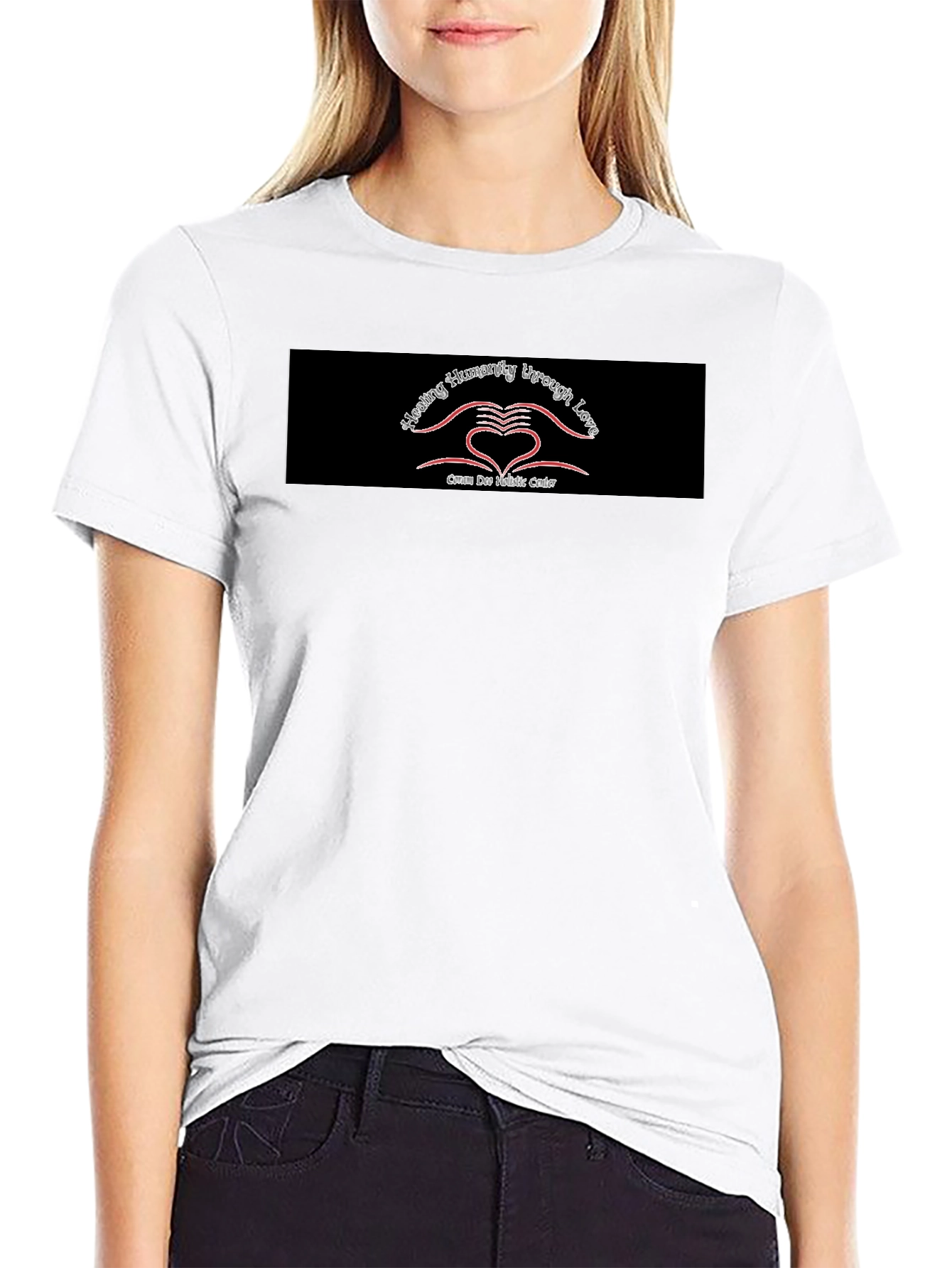 Black Healing Humanity Through Love Tee view 9