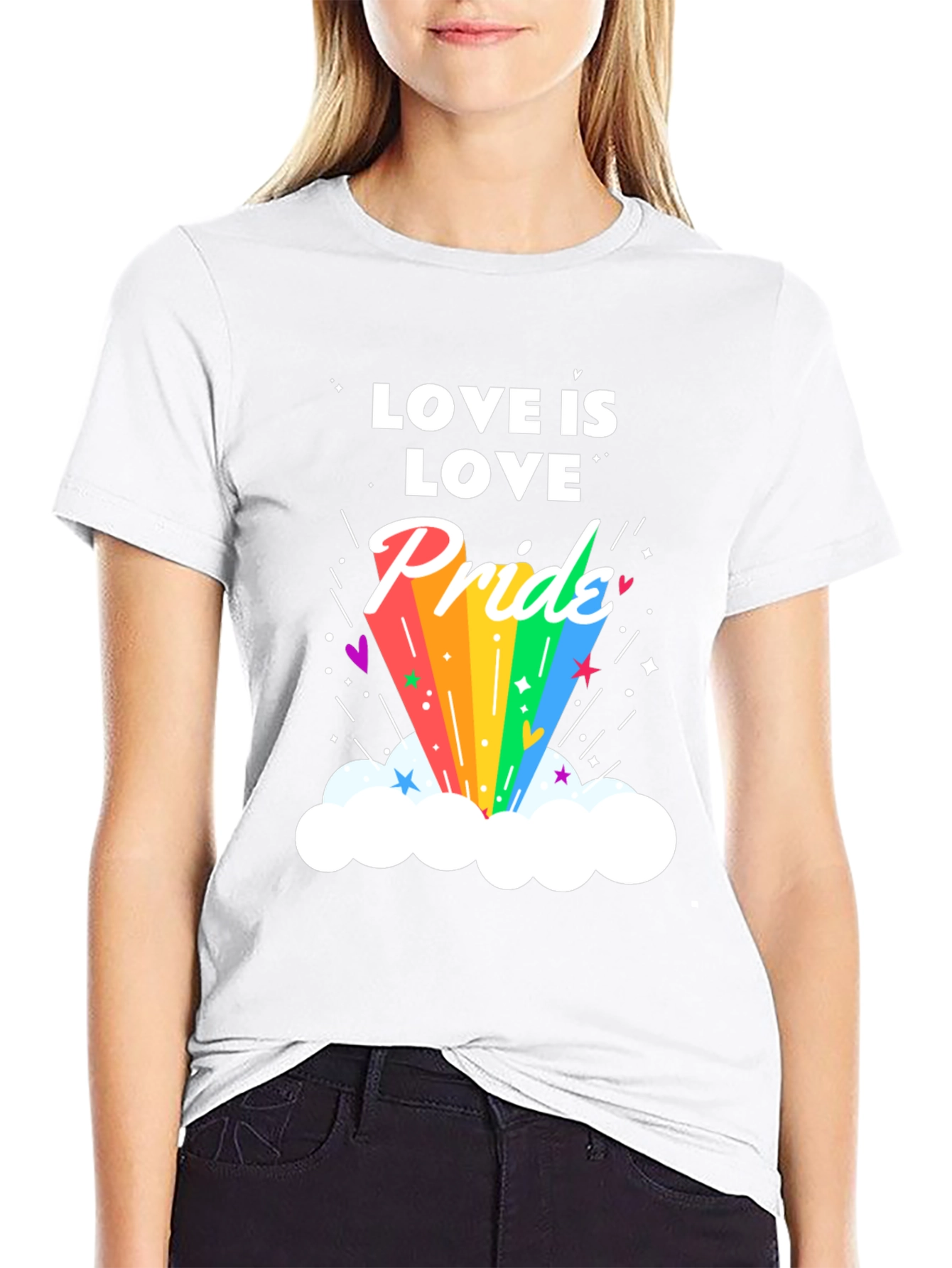 Black Love is Love Pride Graphic T-Shirt view 9