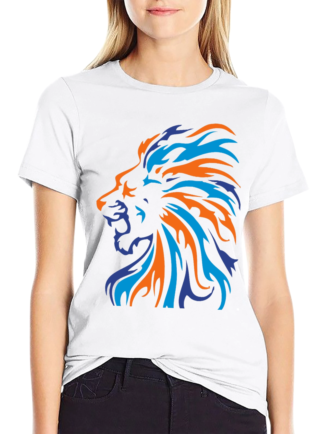 Black Lion Graphic Tee - Bold Style, Soft Comfort view 9