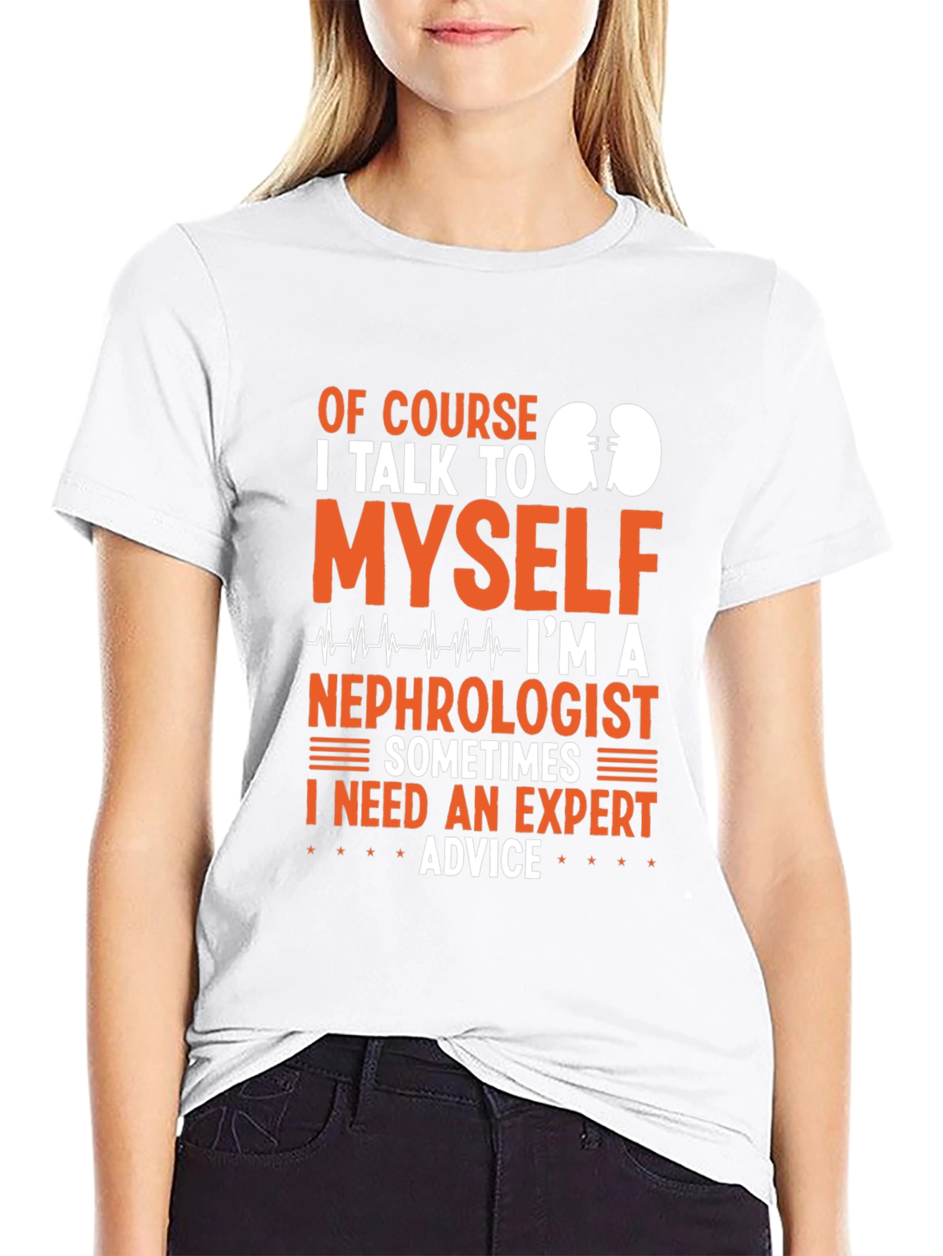 Black Nephrologist Expert Advice Graphic Tee view 9