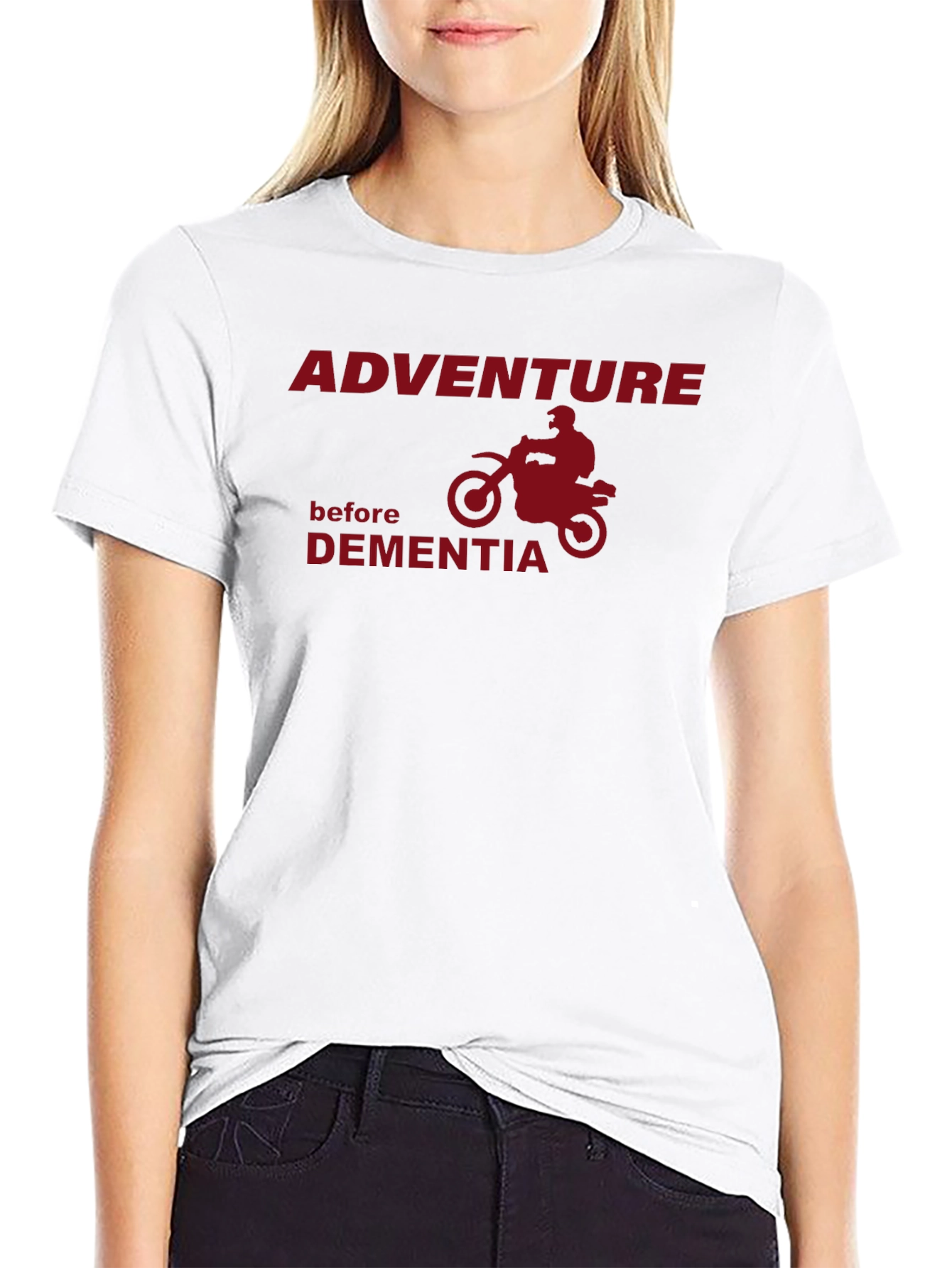 Black Adventure Before Dementia T-Shirt view 9