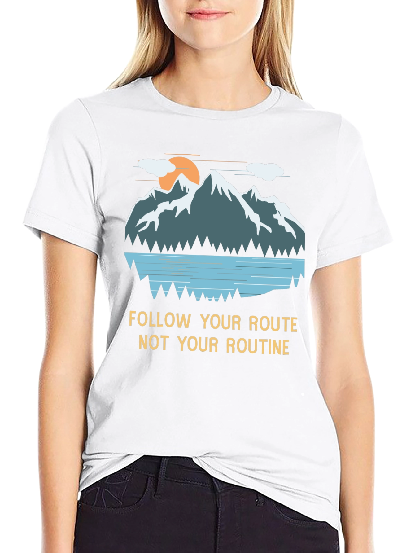 Black Mountain Graphic Tee - Follow Your Route view 9