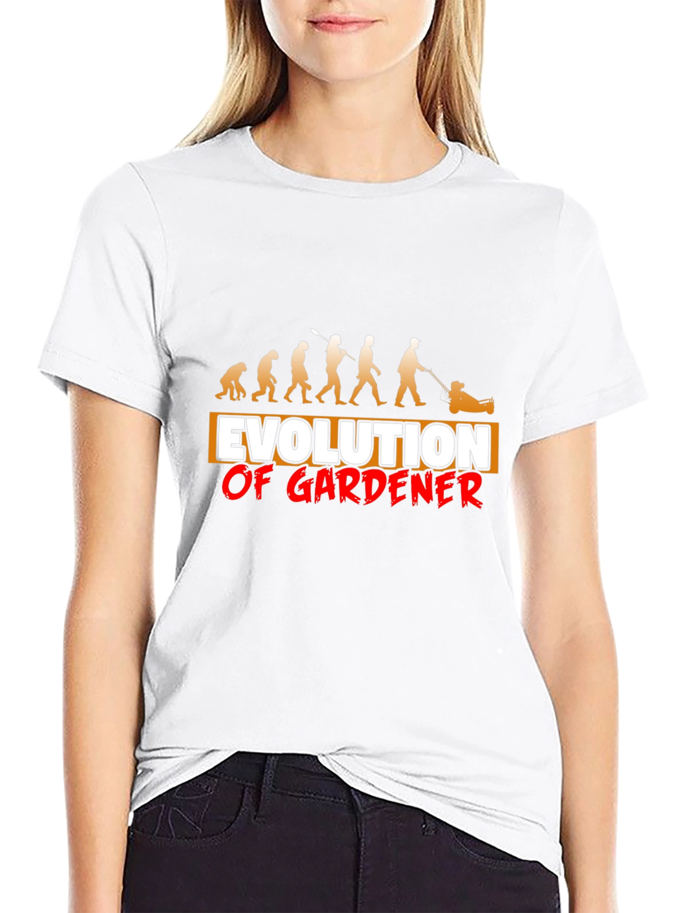 Black Evolution of Gardener Black Graphic Tee view 9