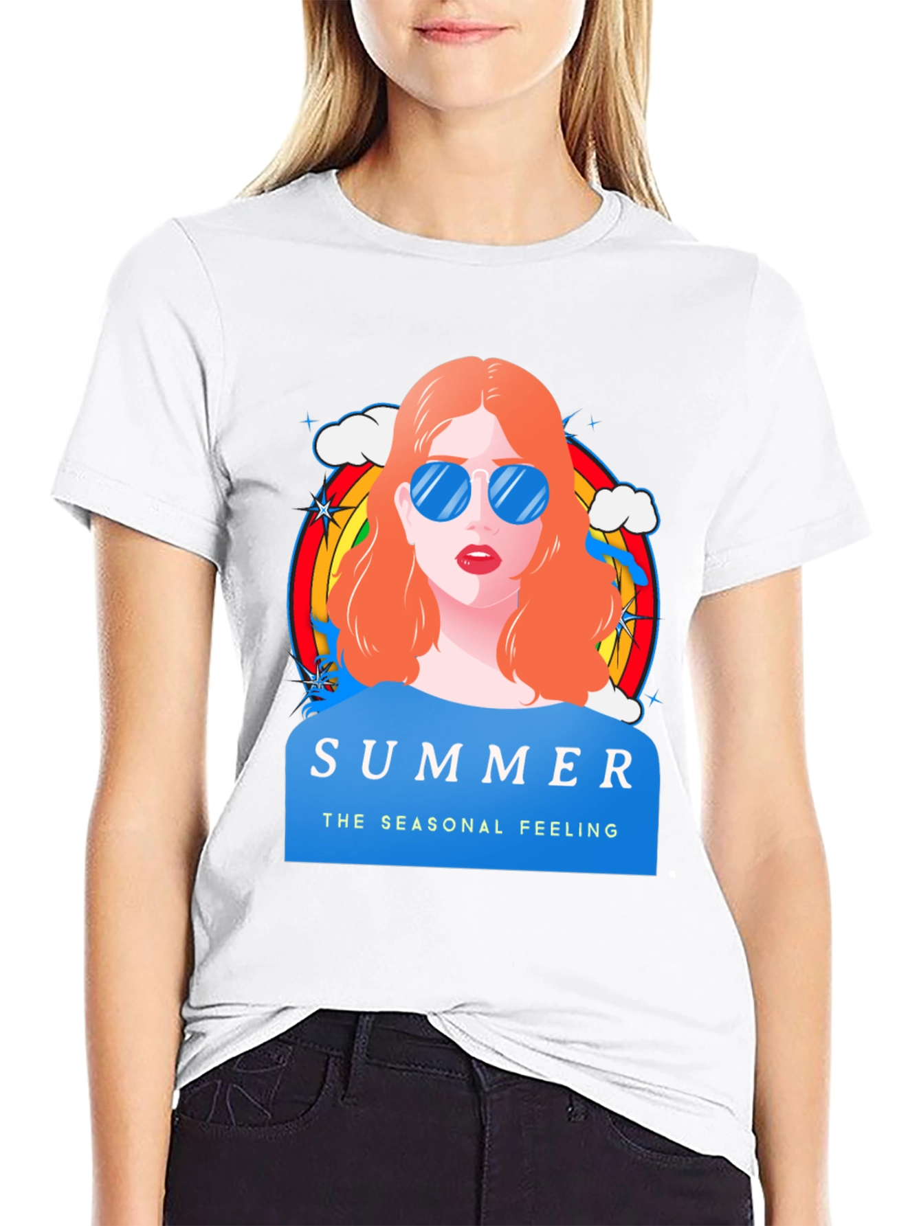Summer Feeling Graphic T-Shirt - 9