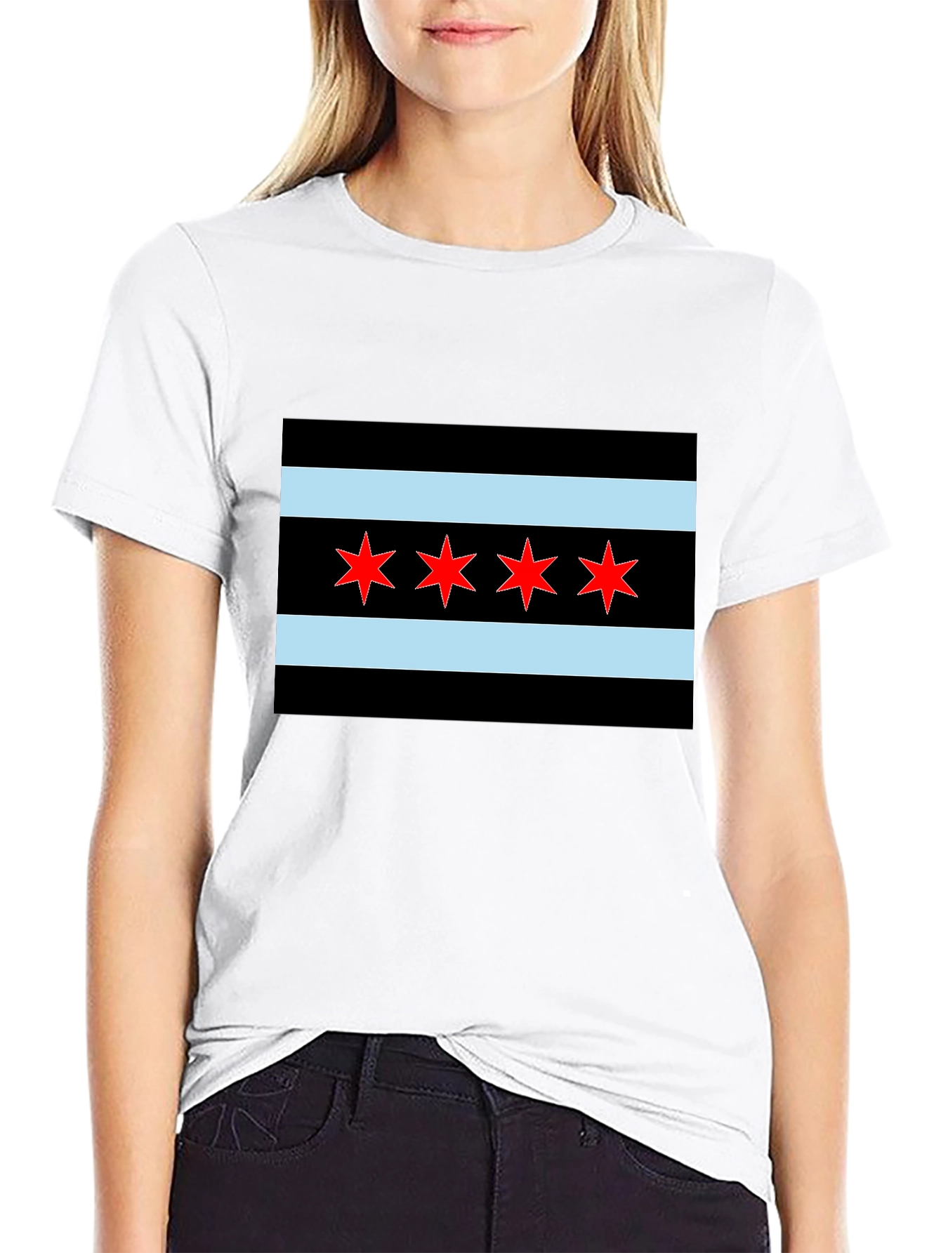 Chicago Flag Graphic T-Shirt - 9