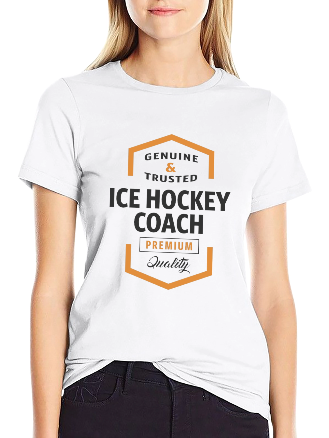 Black Ice Hockey Coach T-Shirt - Genuine & Trusted view 9