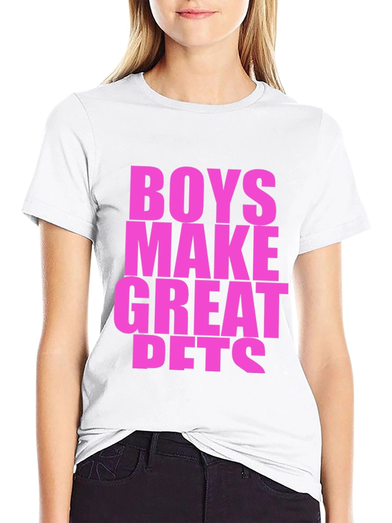 Black Boys Make Great Pets Graphic Tee view 9