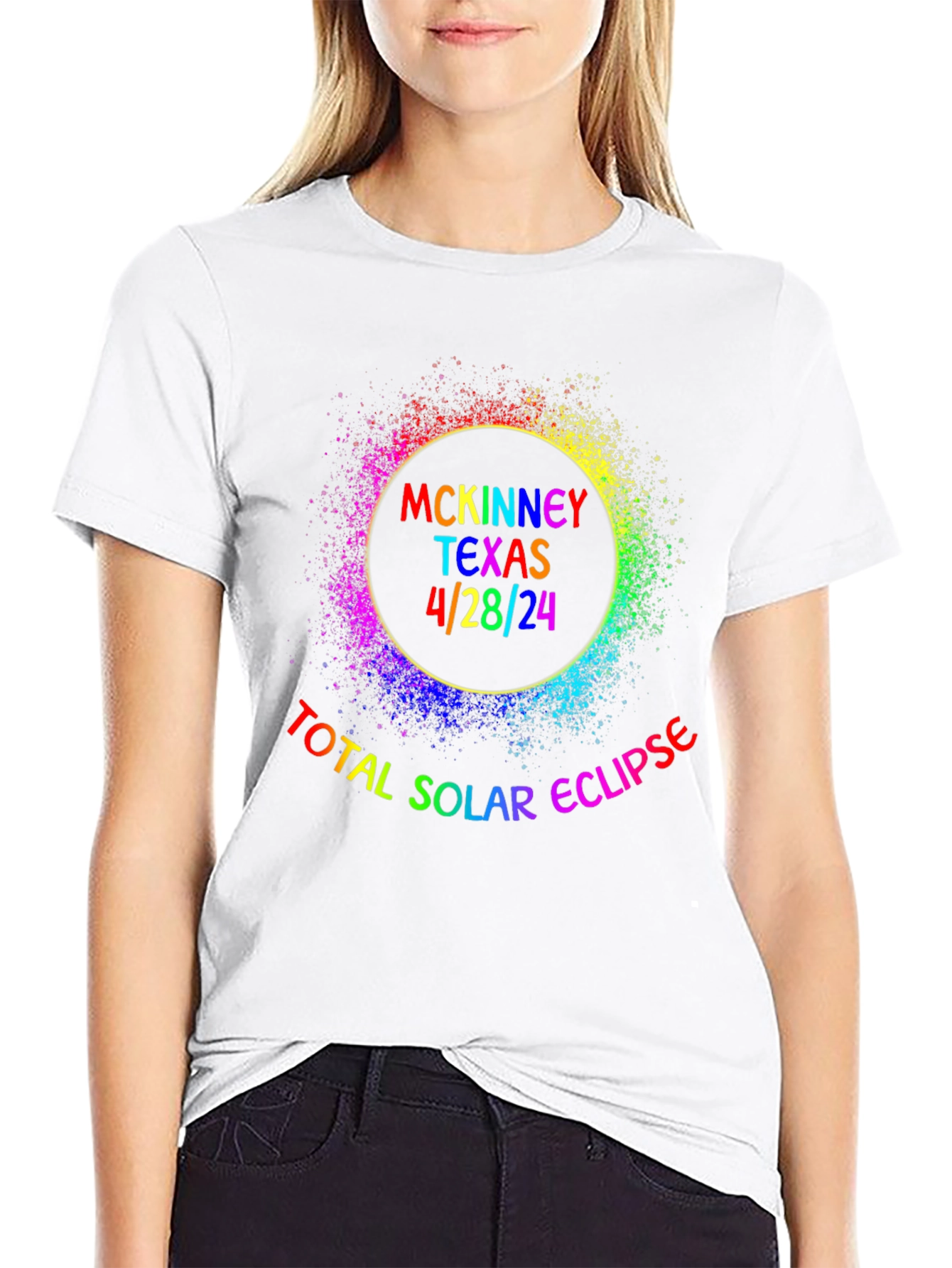 Total Solar Eclipse McKinney Texas T-Shirt - 9