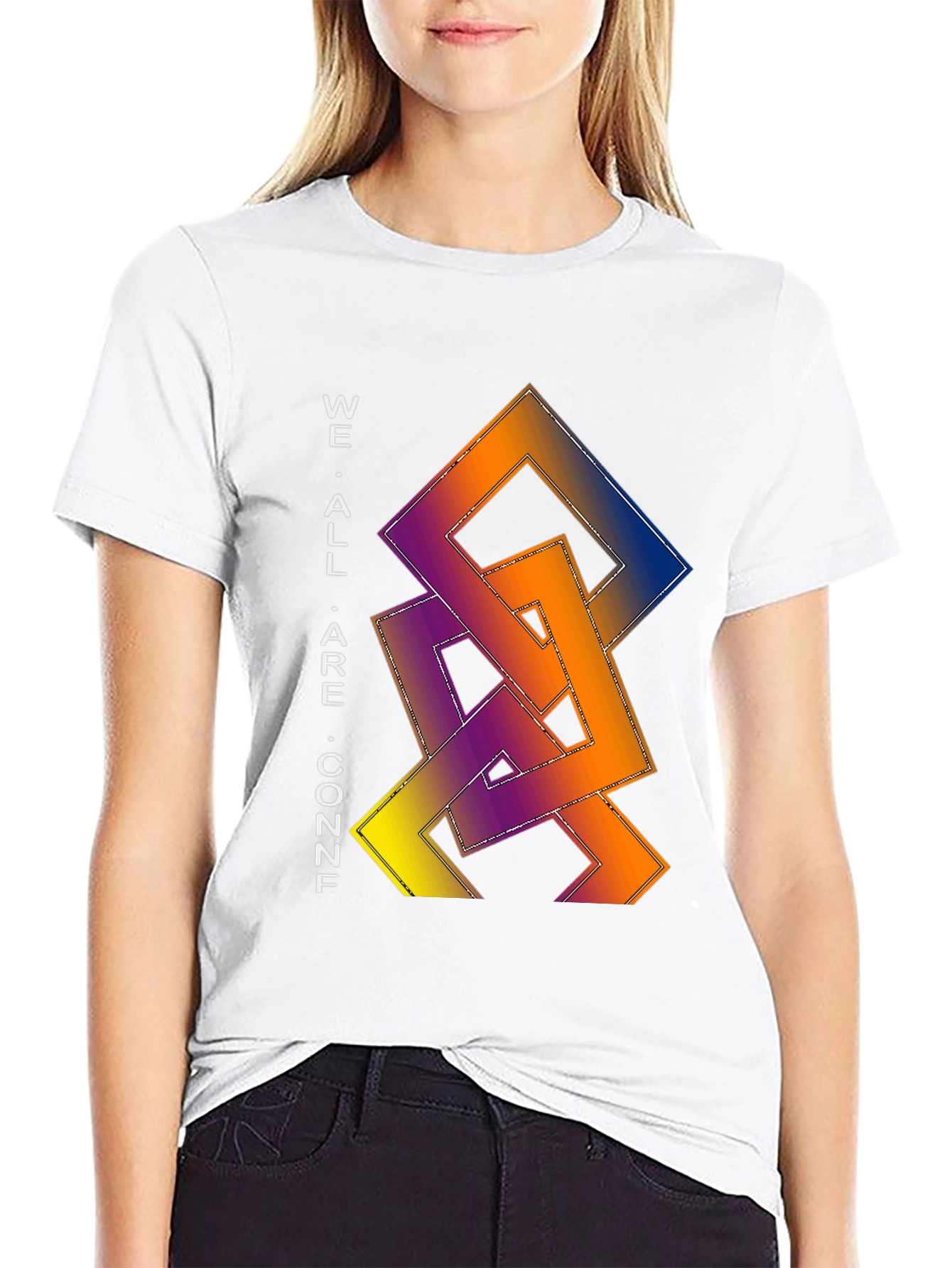 Black Conf Square Graphic T-Shirt view 9