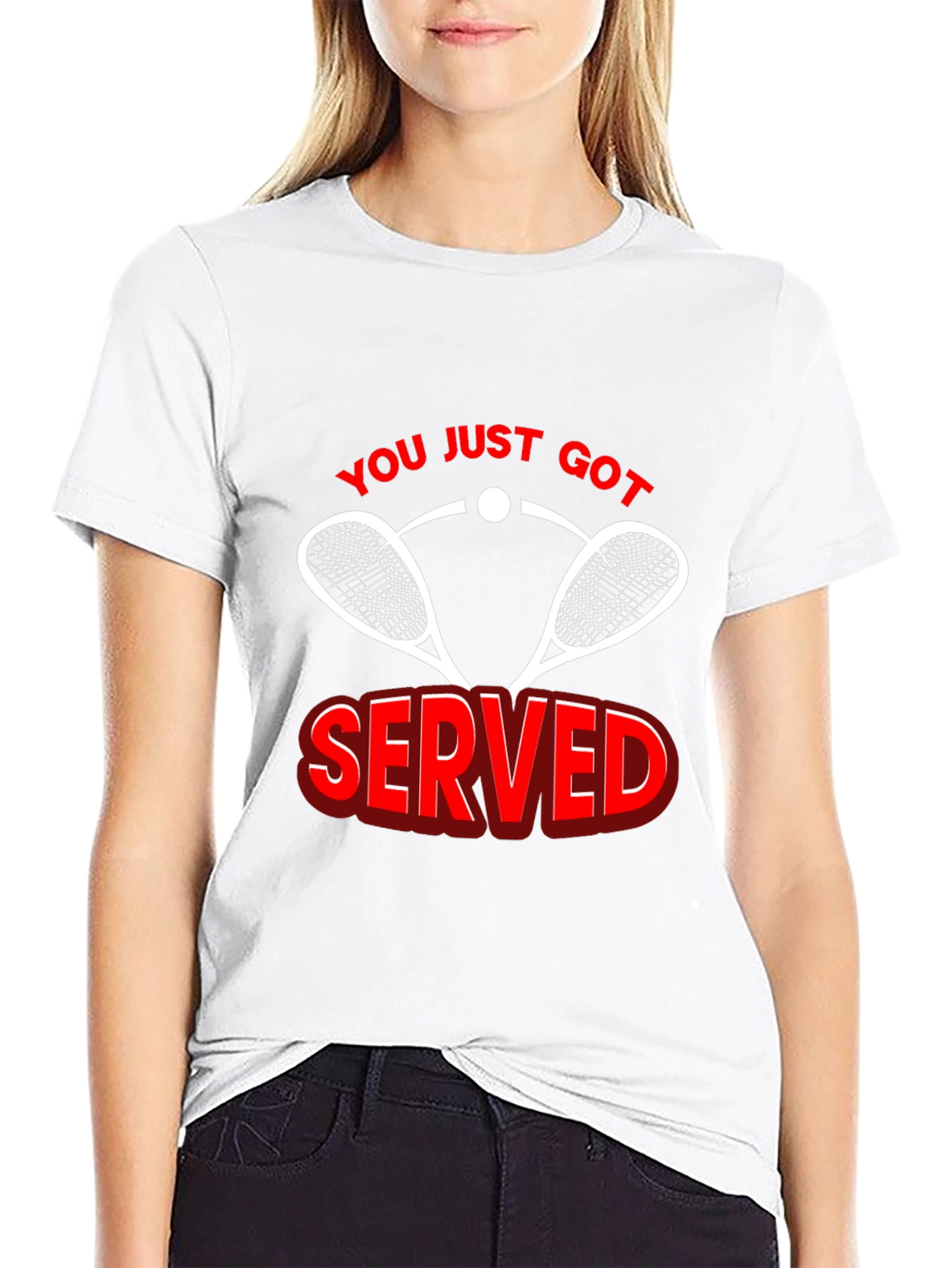 You Just Got Served! Graphic Tee - 9