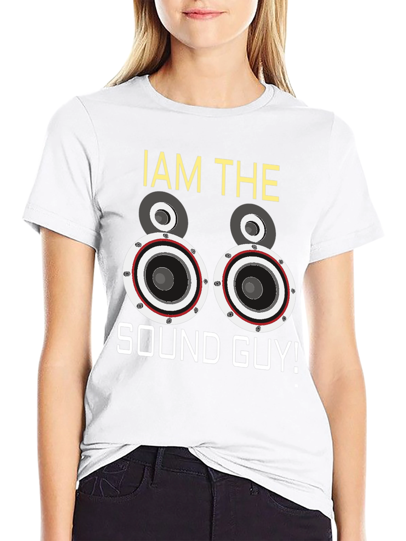 Black I am the Sound Guy T-Shirt Music Lover DJ Graphic Tee view 9