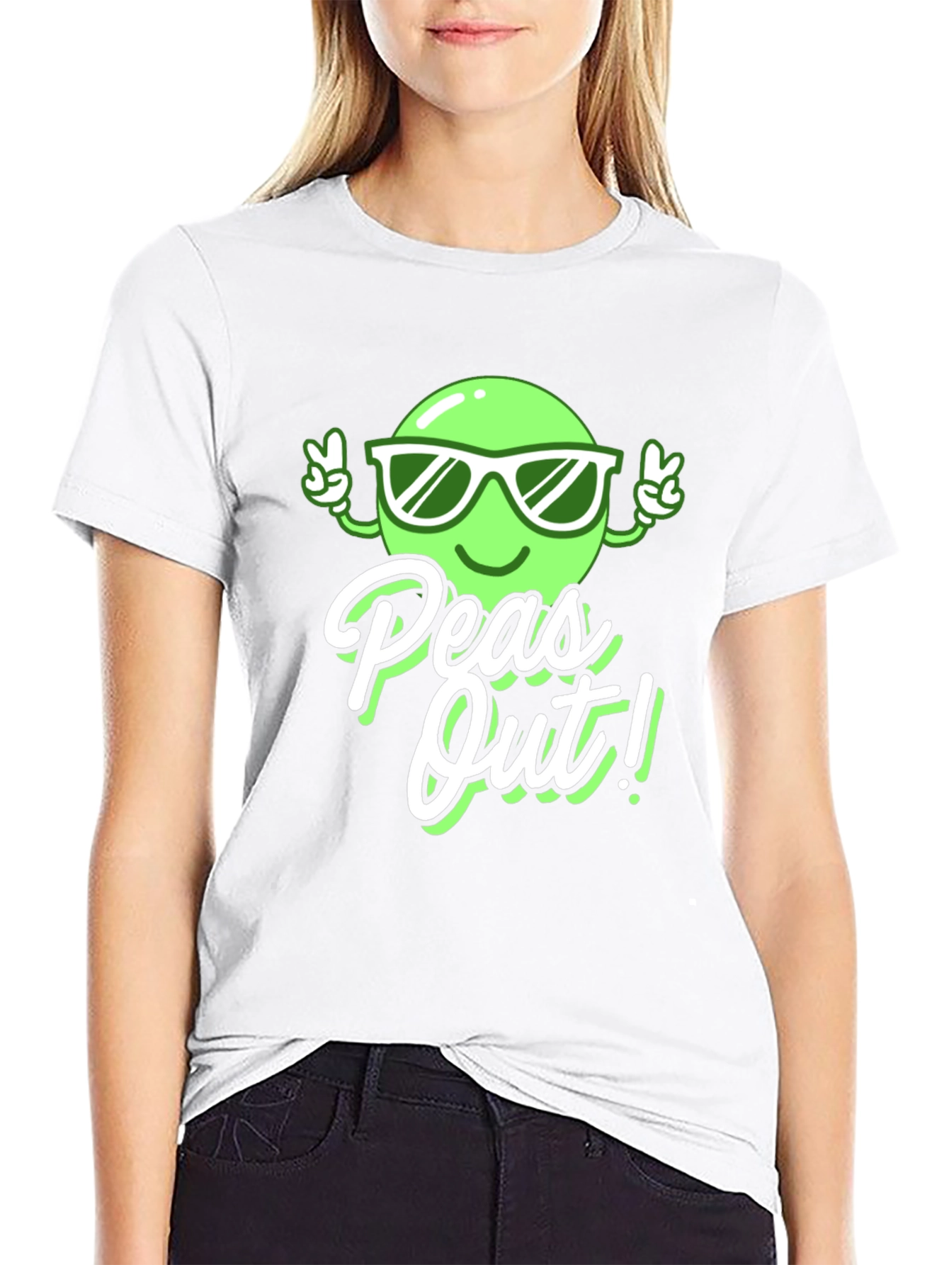 Black Peas Out! Graphic Tee - Cool & Comfy view 9