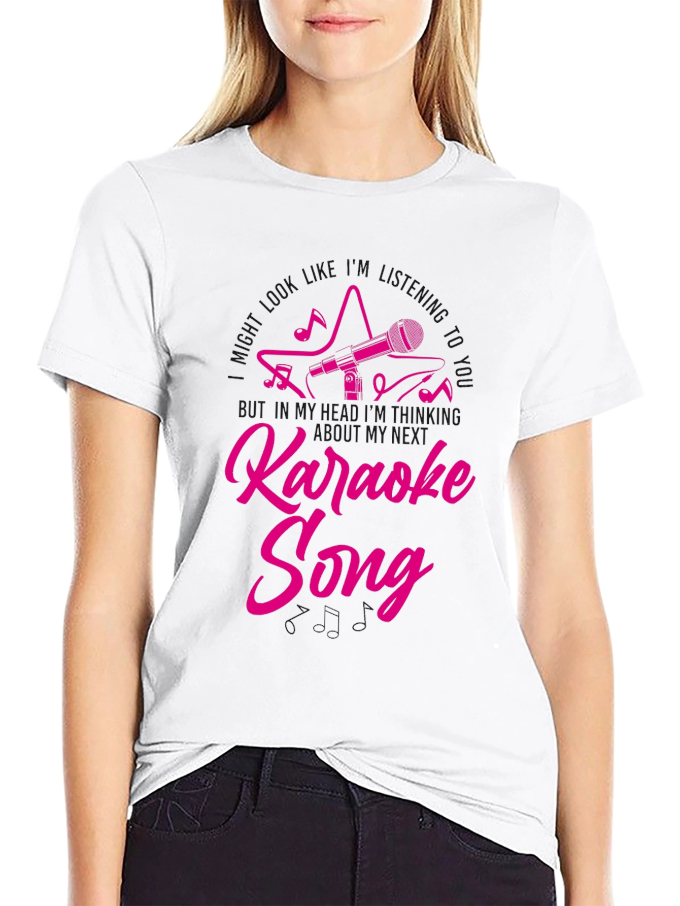 Karaoke Song T-Shirt - Fun Graphic Tee - 9