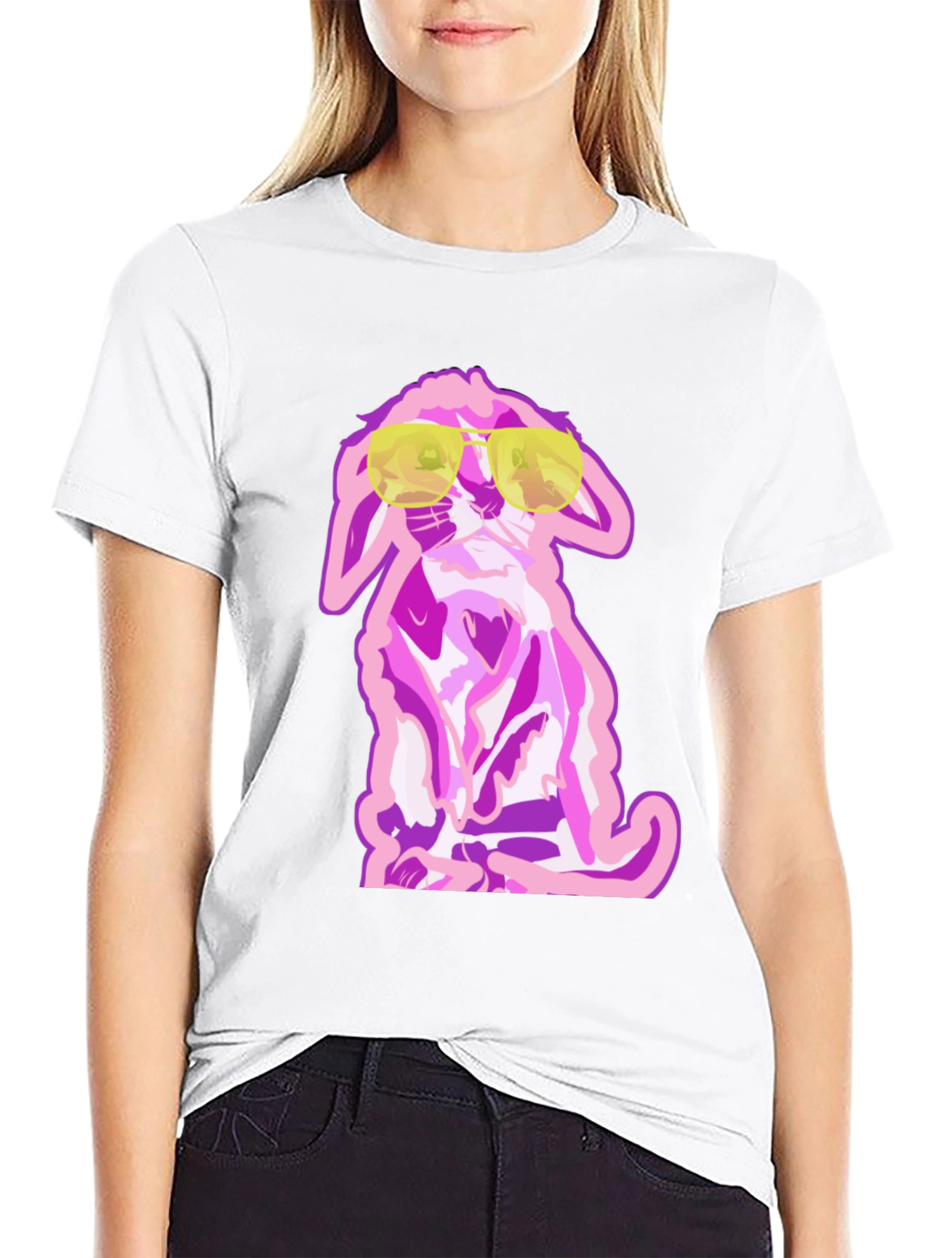 Black Cool Dog T-Shirt - Stylish Graphic Tee view 9