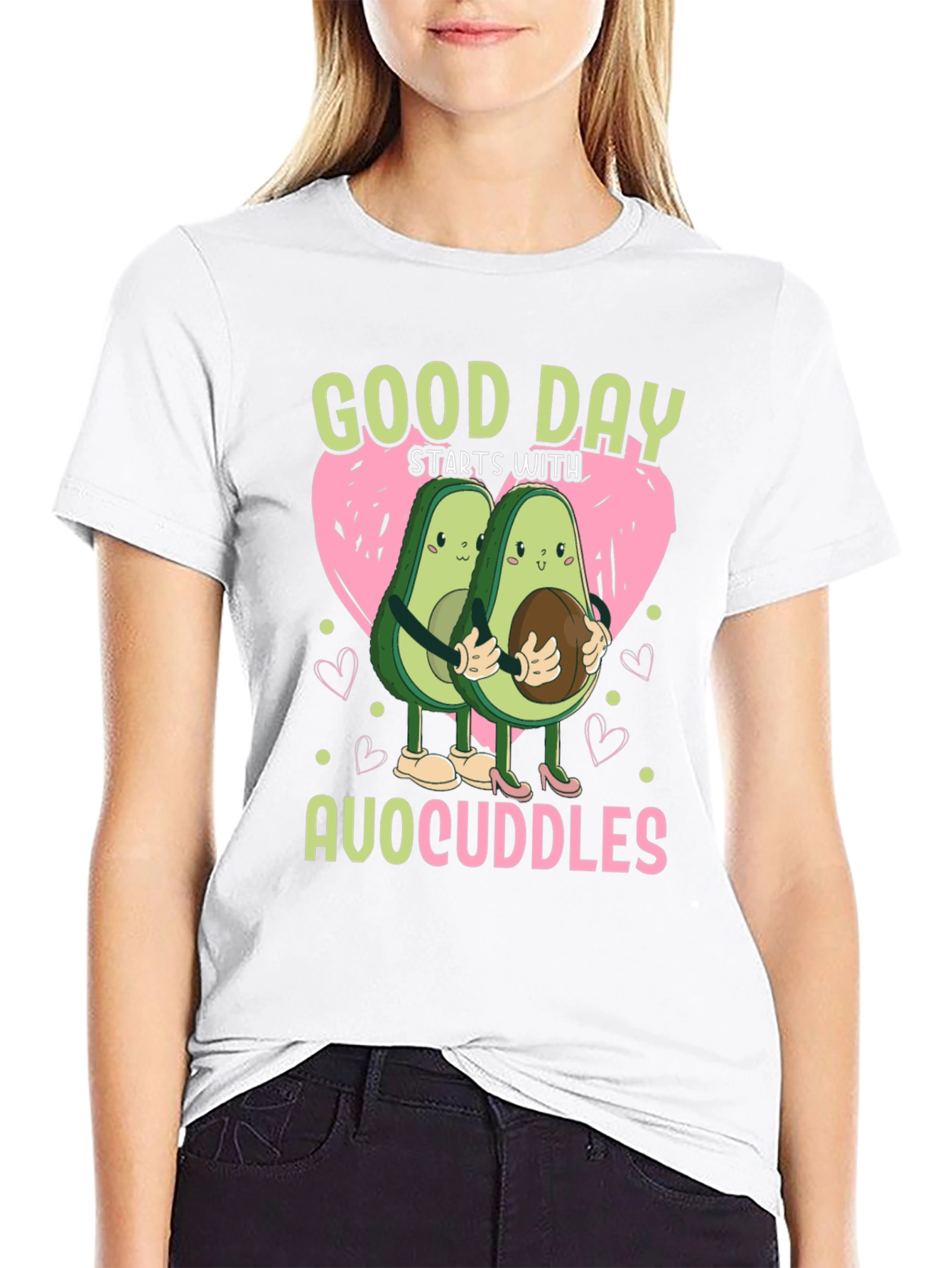 Black AvoCuddles T-Shirt view 9