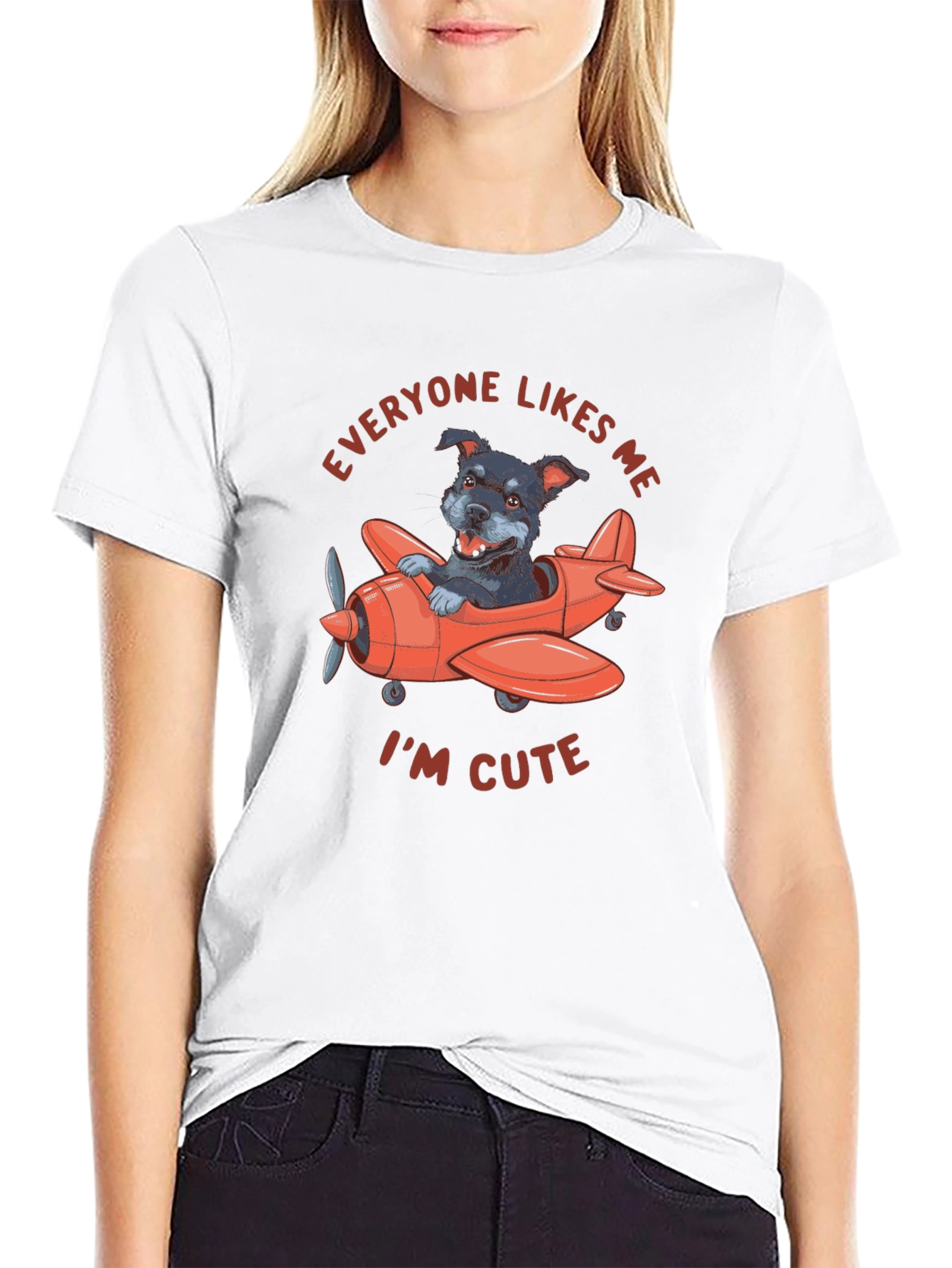 Black Dog Pilot T-Shirt - "Everyone Likes Me" view 9