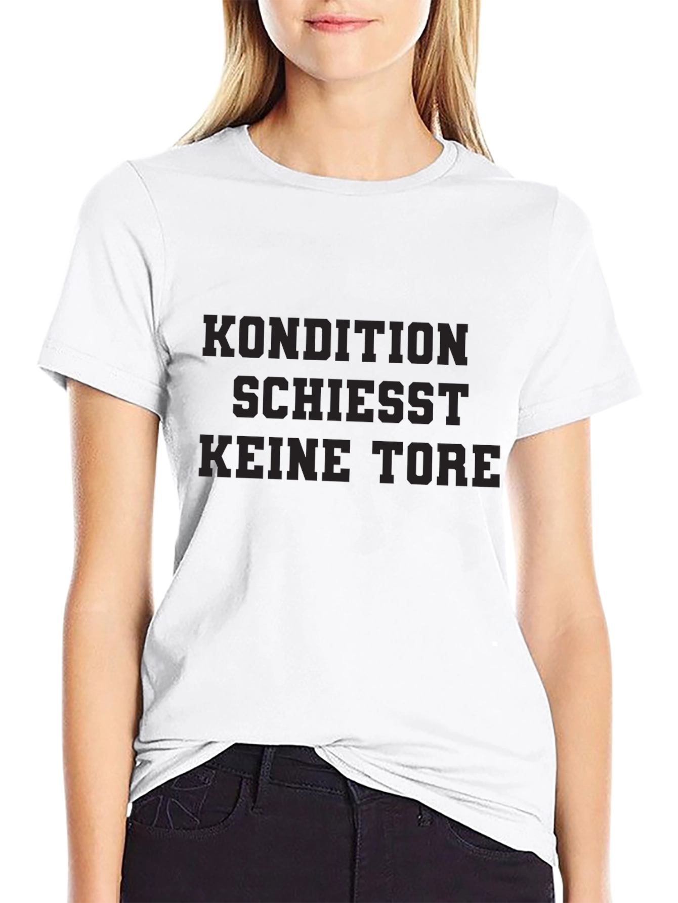 Black Kondition Schiesst Keine Tore Black T-Shirt view 9