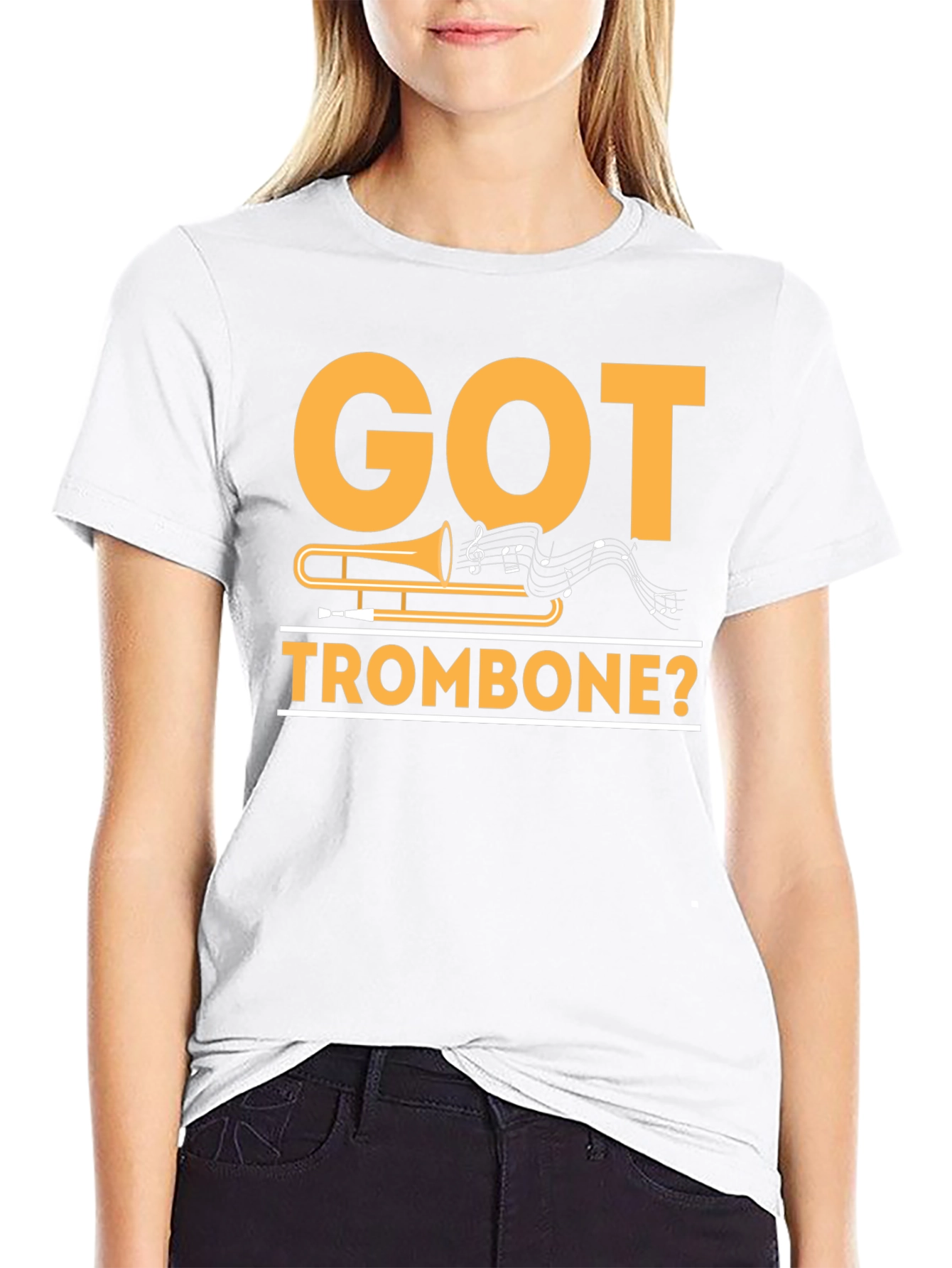 Black Got Trombone? T-Shirt Funny Music Lover Gift view 9