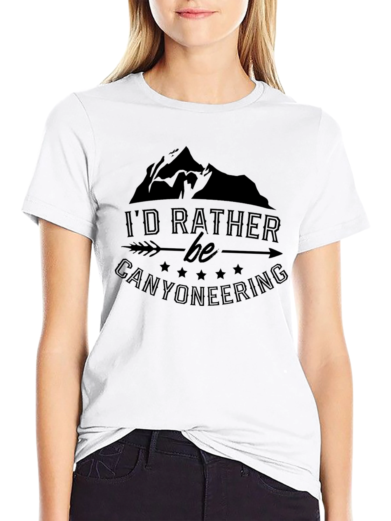 Black Canyoneering T-Shirt - Adventure Awaits! view 9