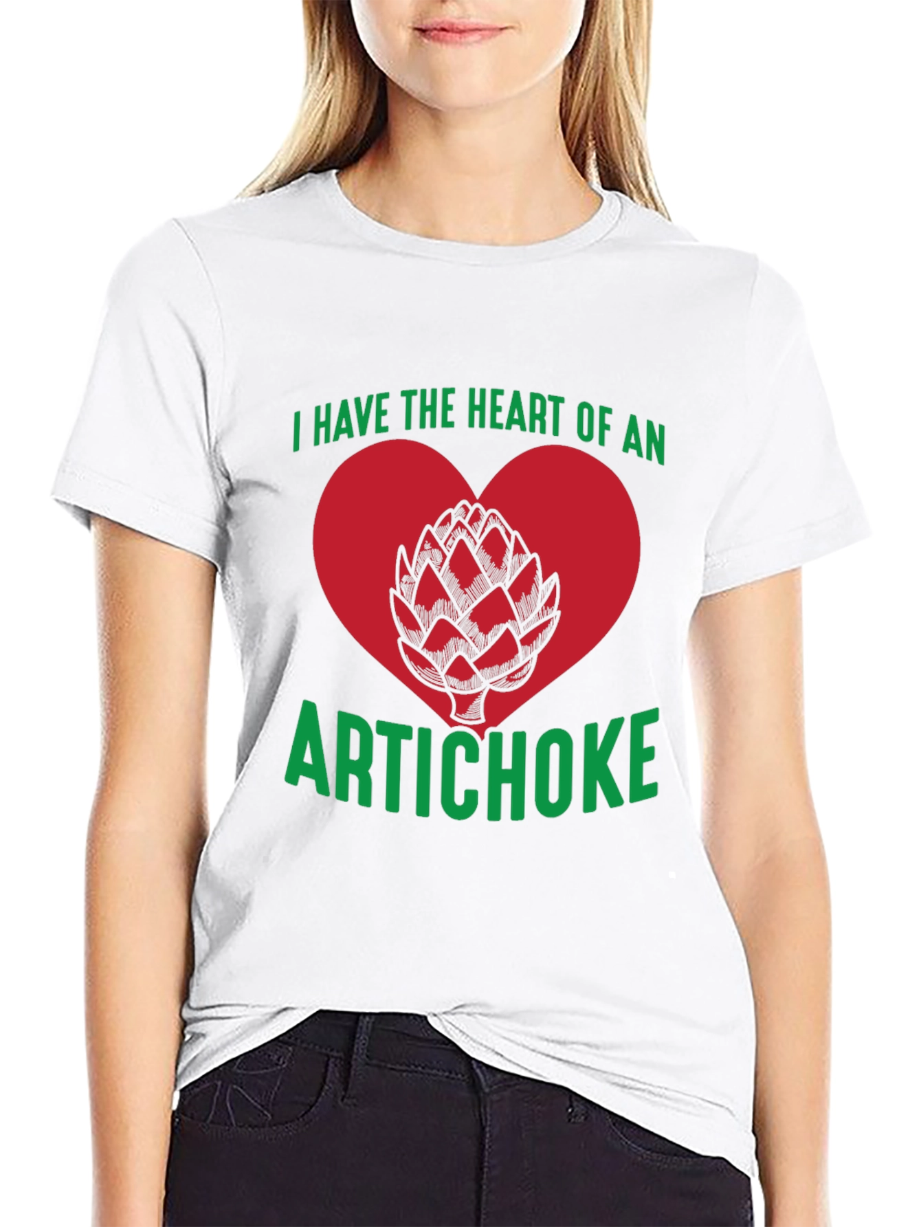 Black Heart of an Artichoke Graphic Tee view 9