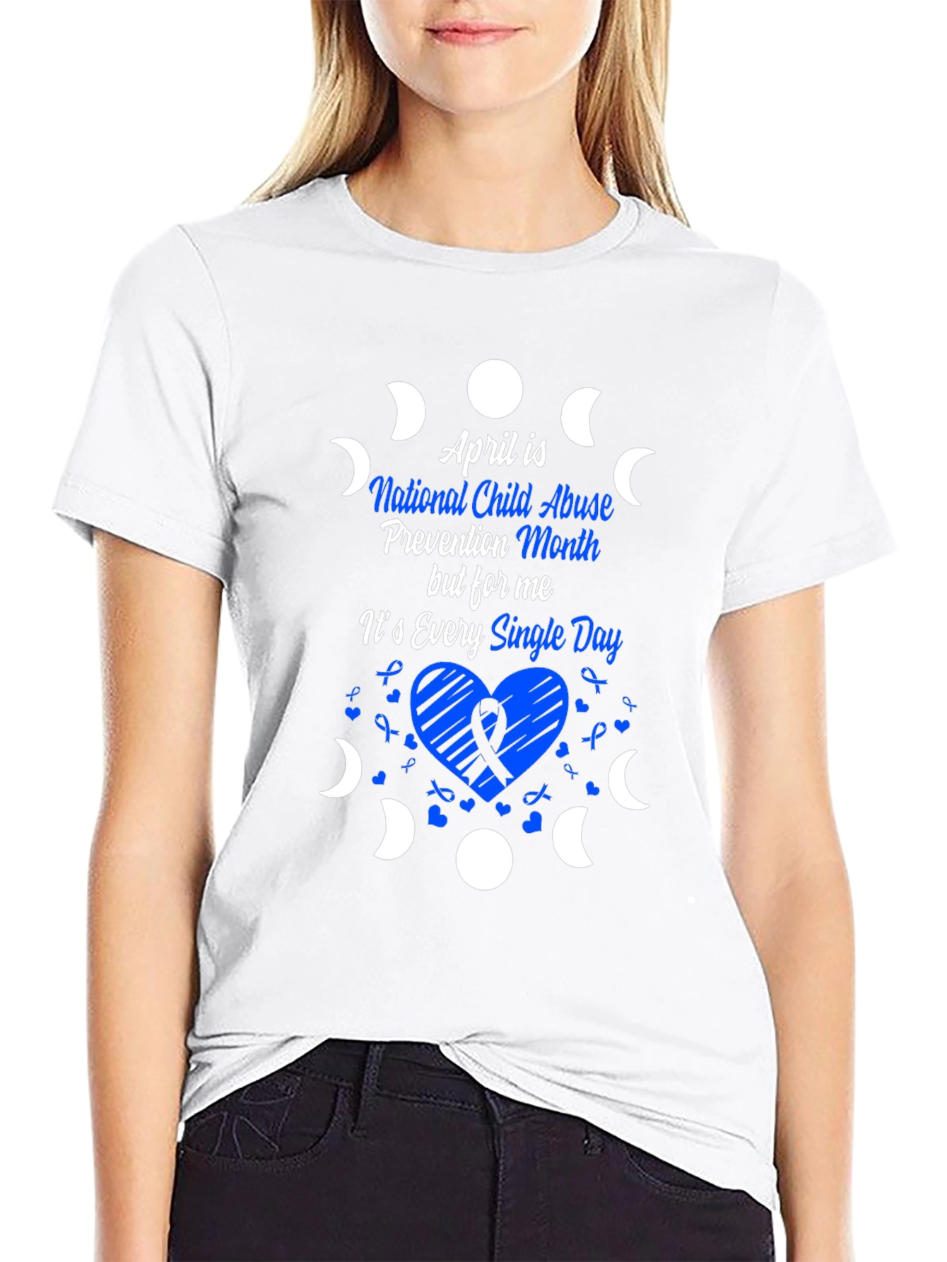 Child Abuse Prevention Awareness T-Shirt - 9