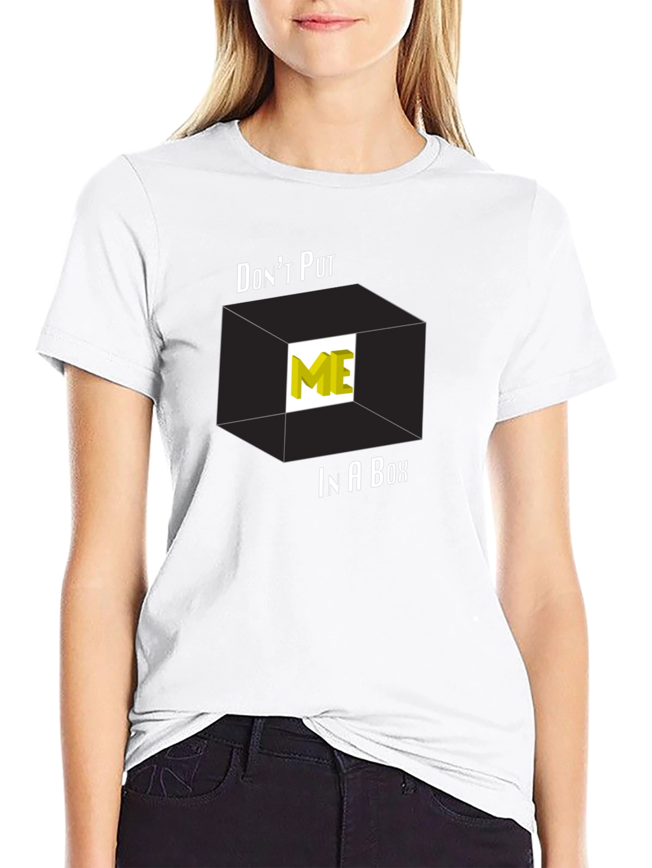 Black Don't Put Me in a Box Graphic Tee view 9