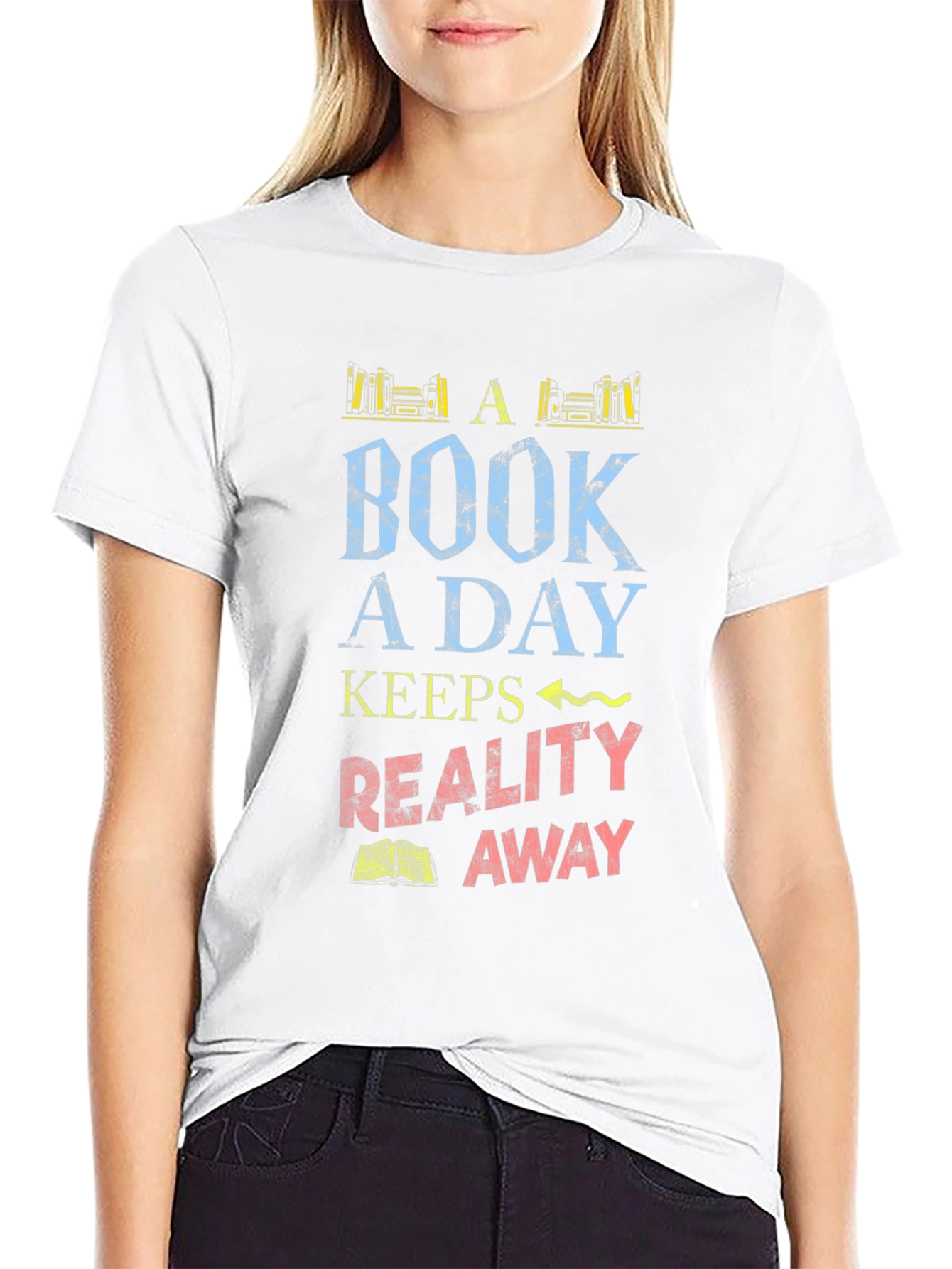 Black Book a Day Graphic Tee - Reading Lover's T-Shirt view 9