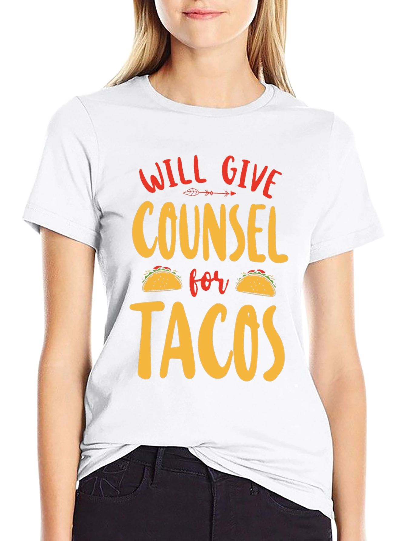 Black Counsel for Tacos Graphic T-Shirt view 9