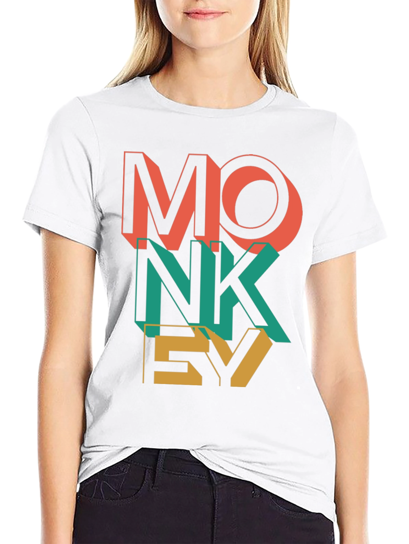 Black Monkey Graphic Tee - Cool Casual Style view 9